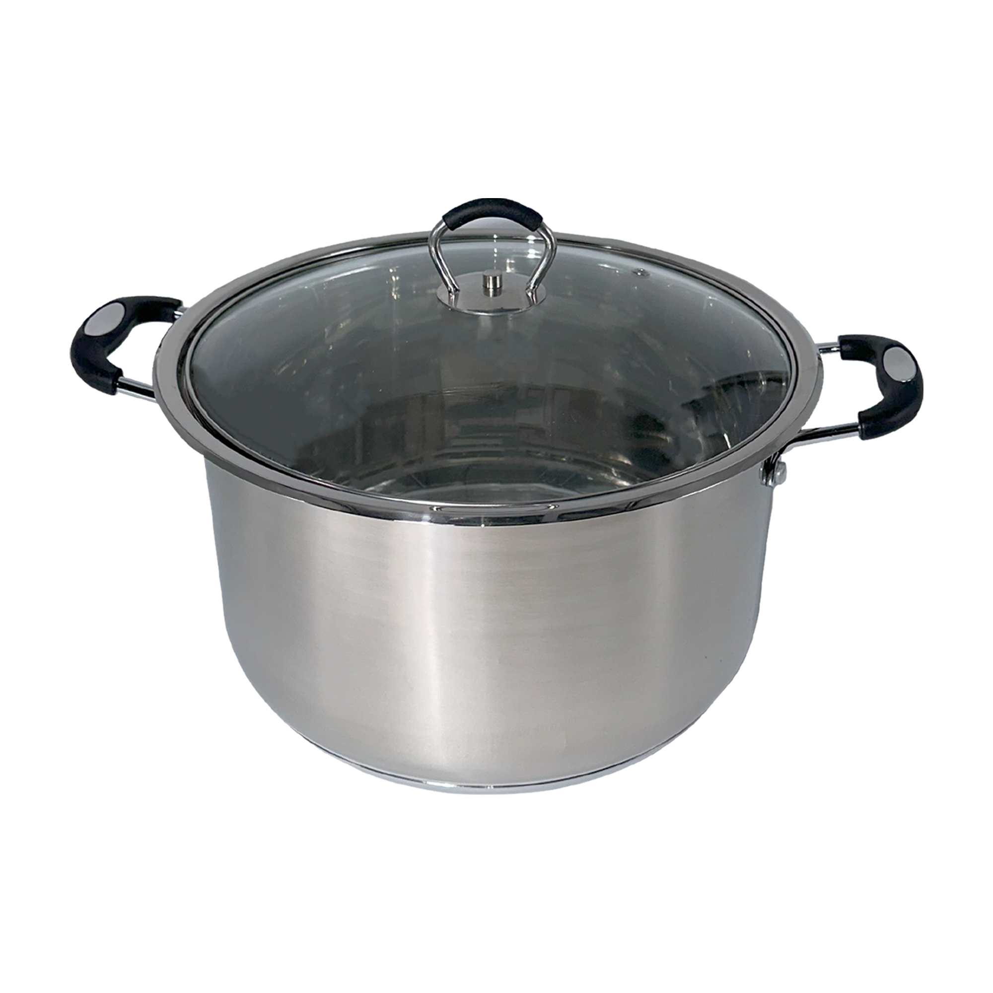 Glaxa Stainless Steel Induction Base Casserole/Pots With Lid - 32cm
