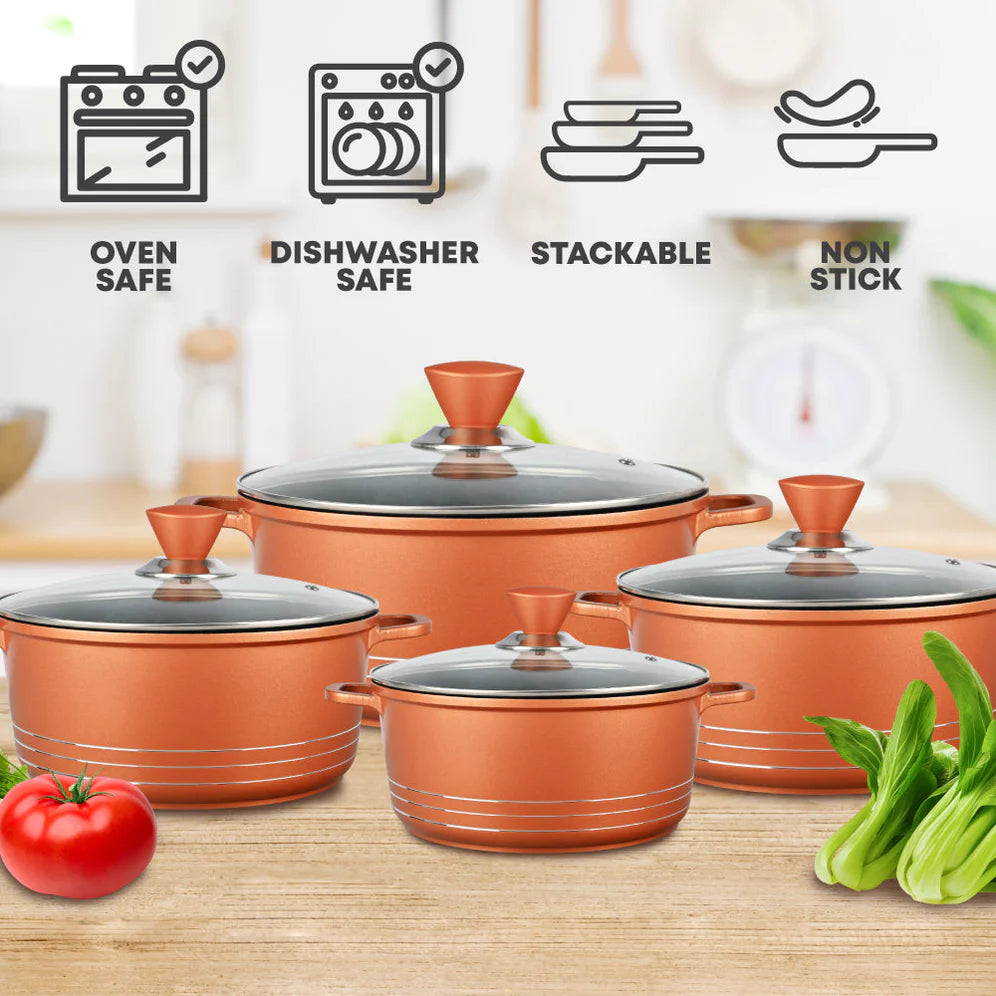 Laria Die-cast Stockpot - Copper - 20 CM