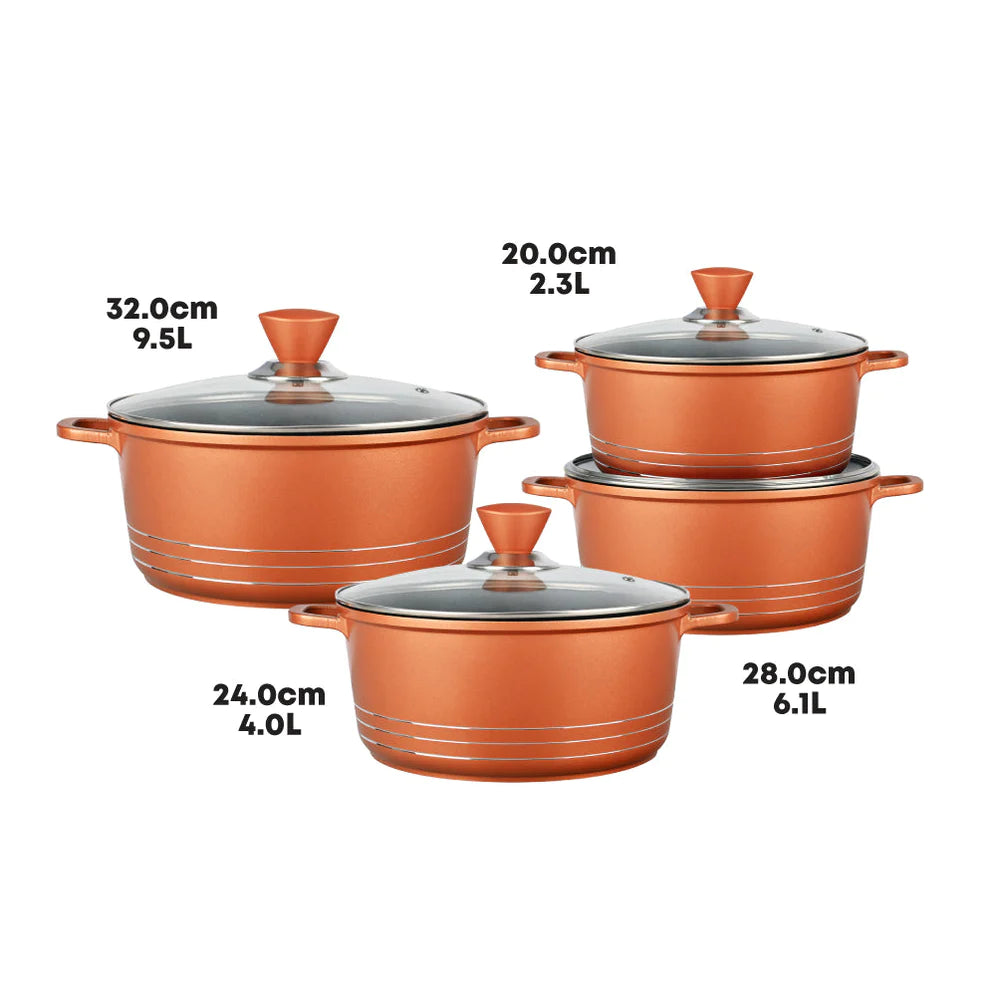 Laria Die-cast Stockpot - Copper - 20 CM