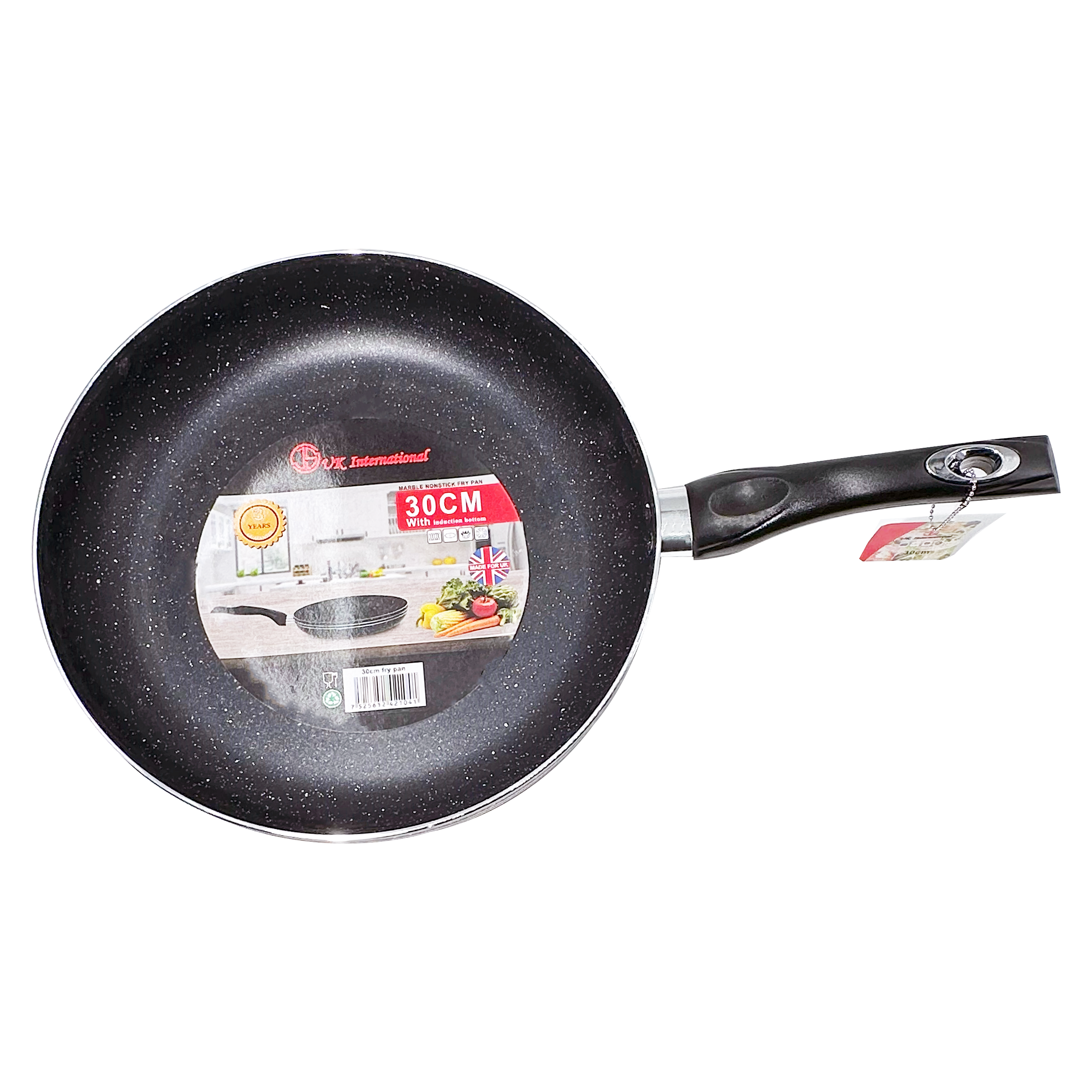 JS Marble Non-Stick Induction Base Frying Pan - 30cm