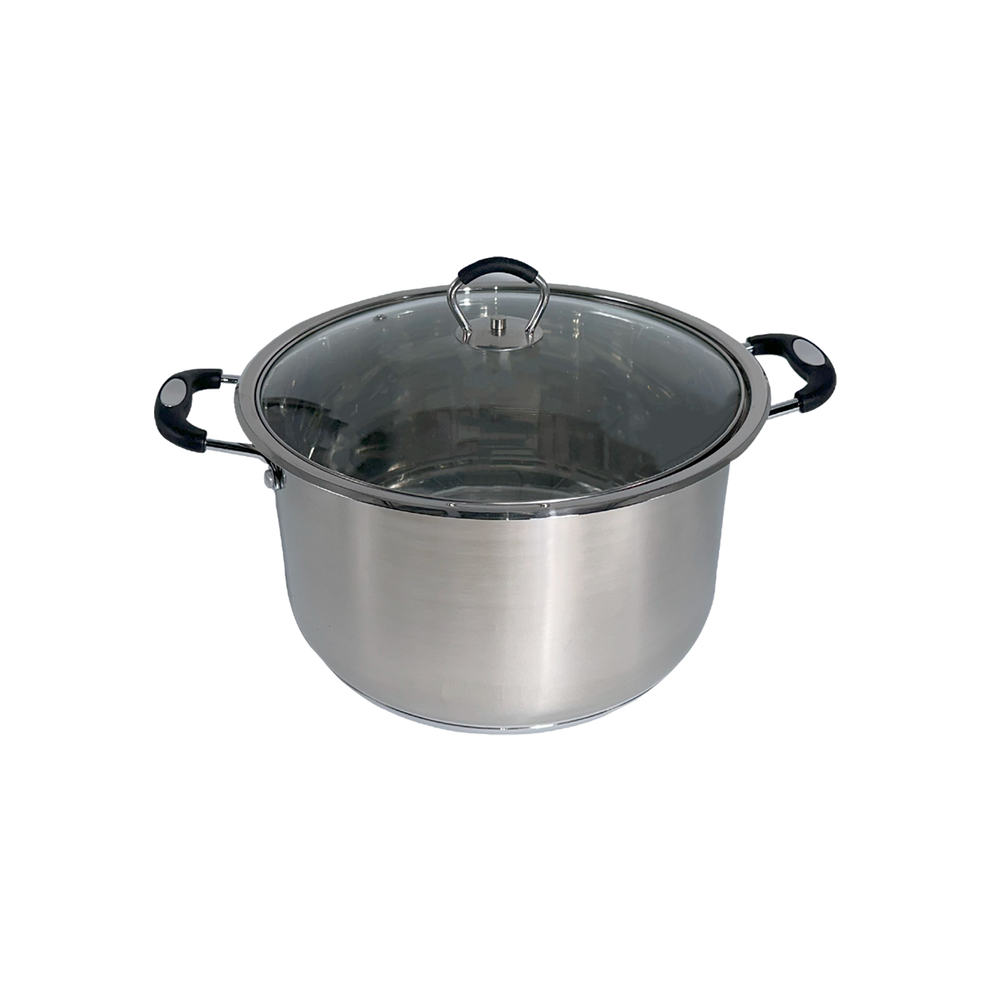 Glaxa Stainless Steel Induction Base Casserole/Pots With Lid - 28cm