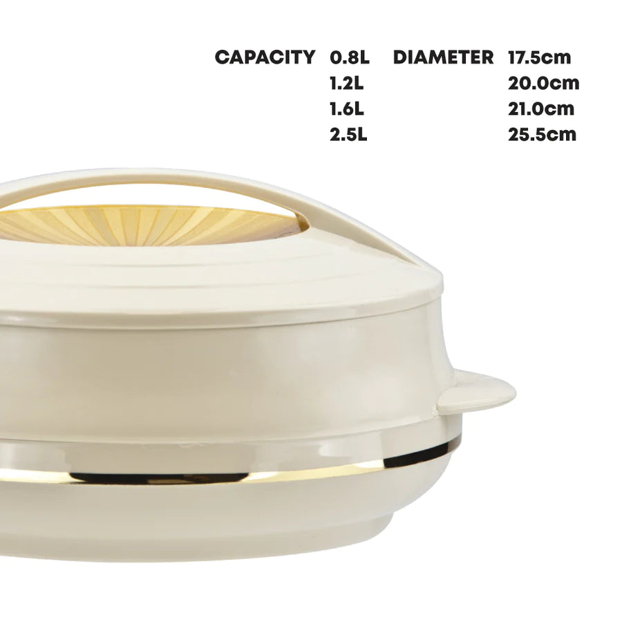 SQ Professional Olympic Insulated Hot Pot Set-Beige-Gold