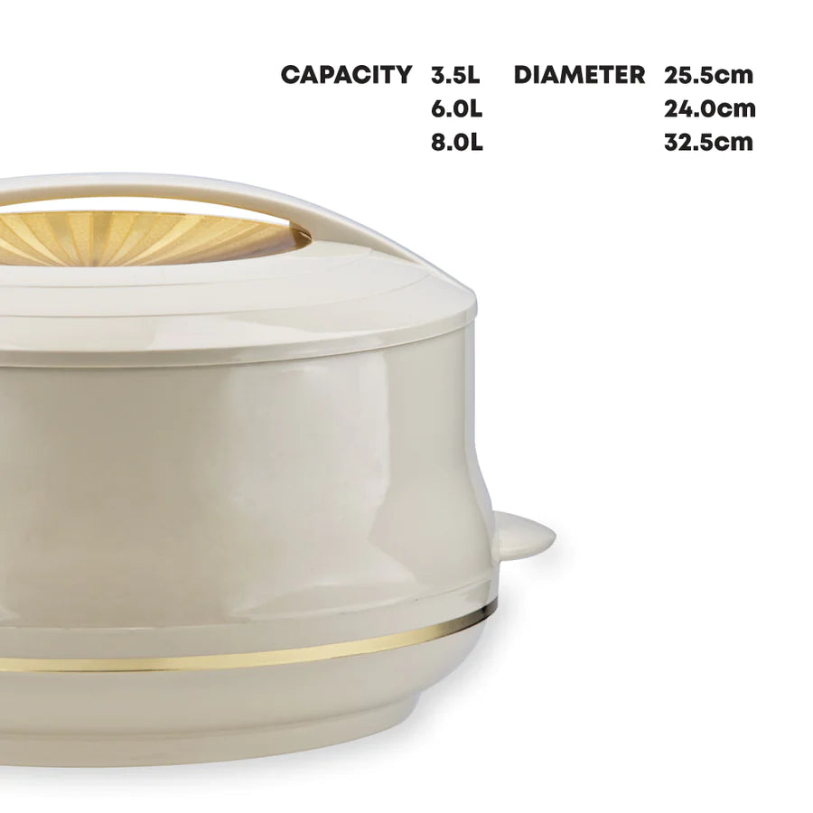SQ Professional Olympic Insulated Hot Pot Set-Beige-Gold