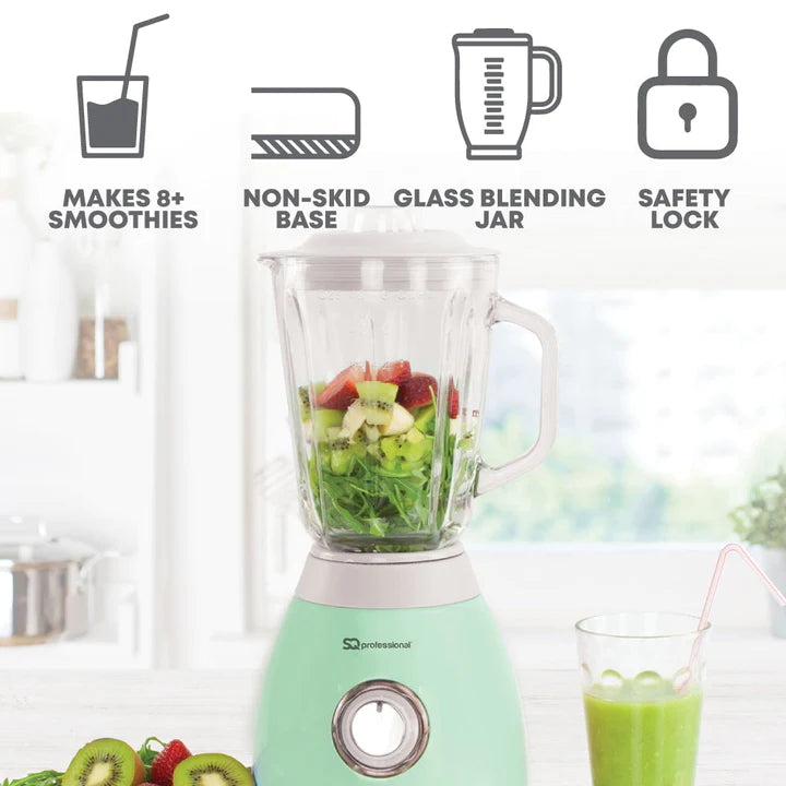 SQ Professional Dainty Luminate Blender & Grinder -Seafoam