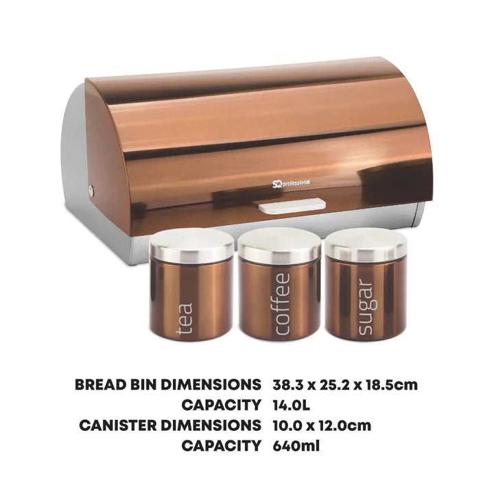 Bread Bin & Canisters Set - GEMS - Axinite