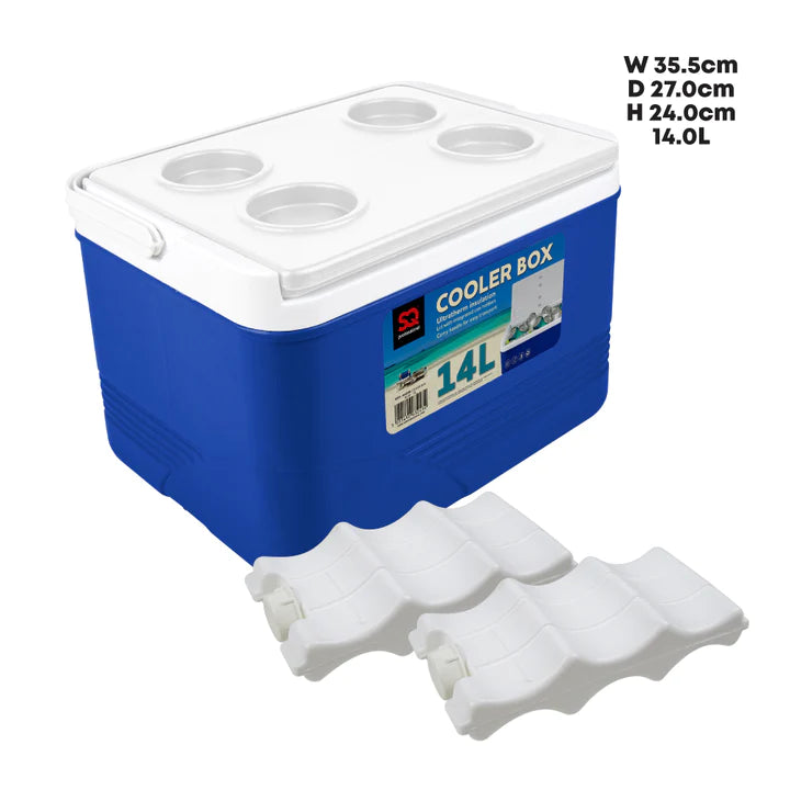 SQ Professional Cooler Box/ Blue - 14 Ltr
