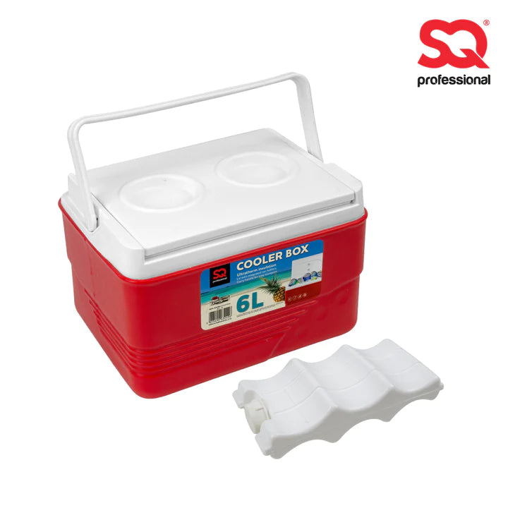 SQ Professional Cooler Box/ Red - 6 Ltrs