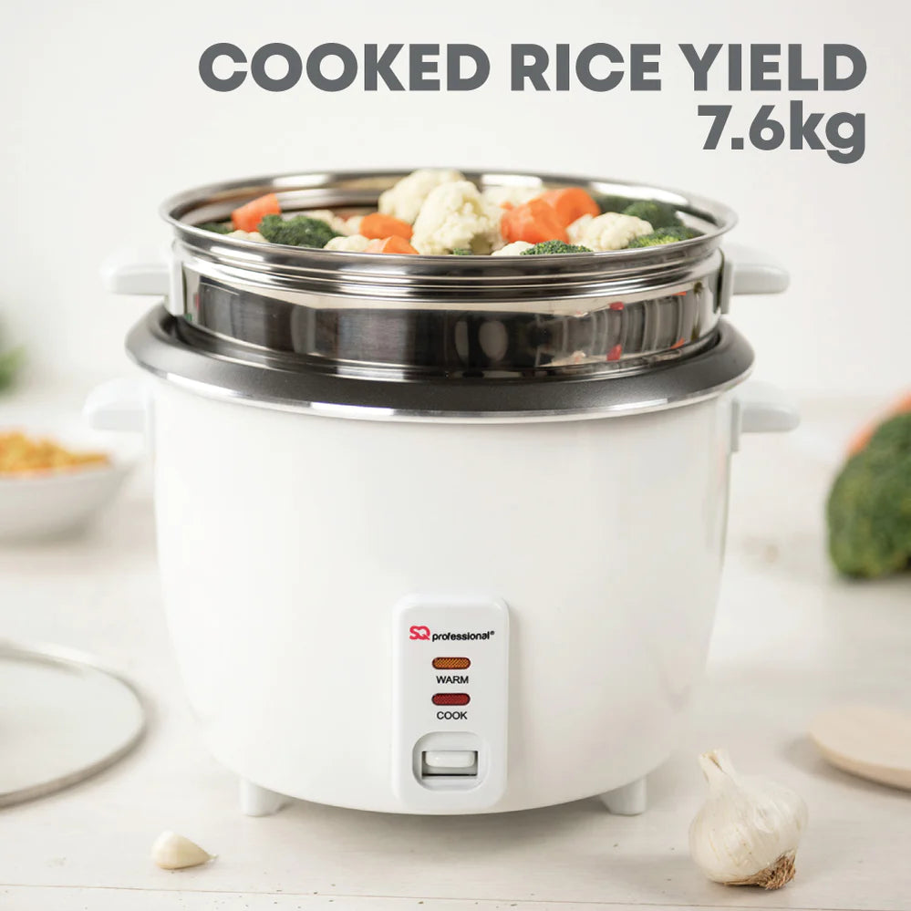Blitz Electric Rice Cooker with Steamer - 1.8L