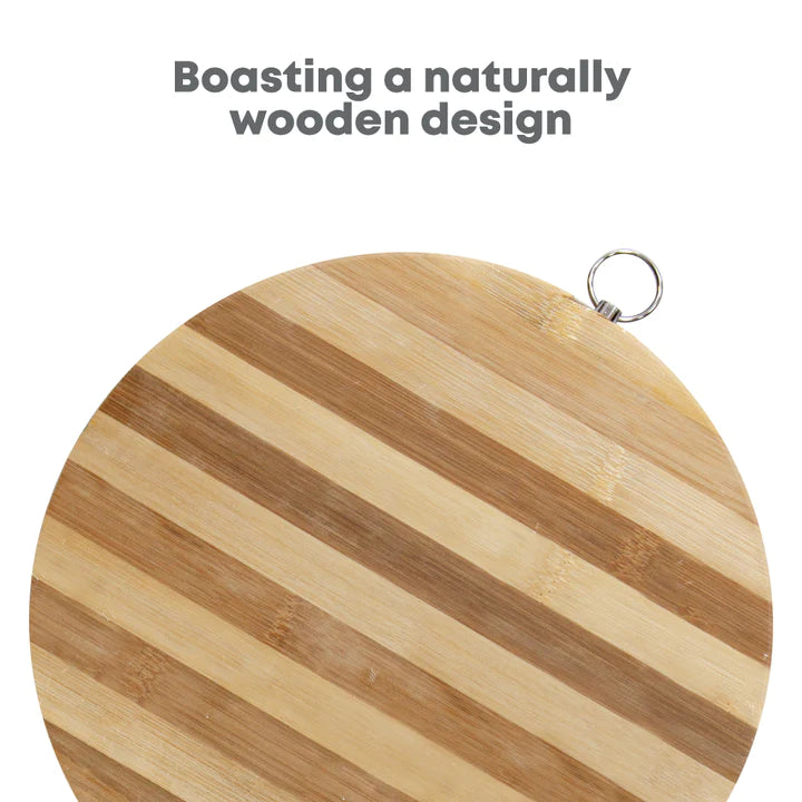 Round Wooden Chopping Board - 28cm