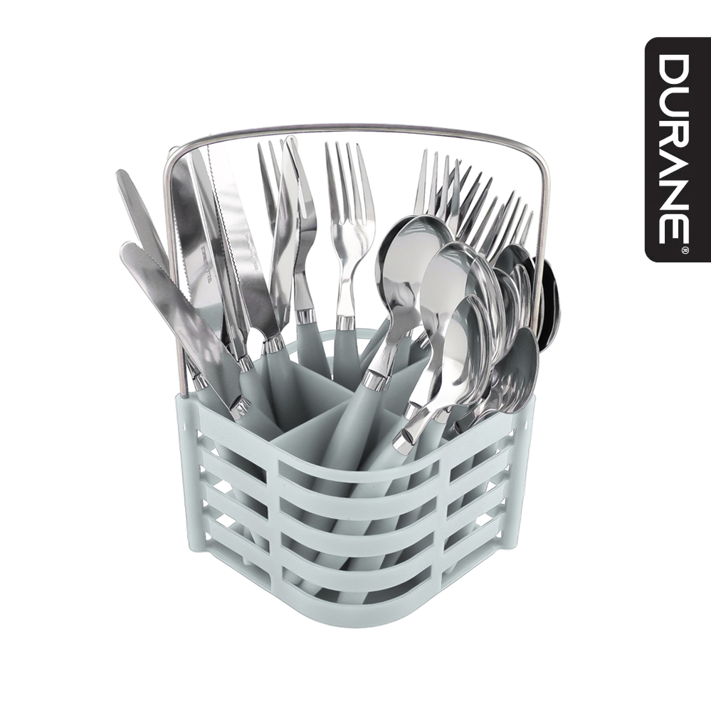 Durane Cutlery Set 24pc - Grey
