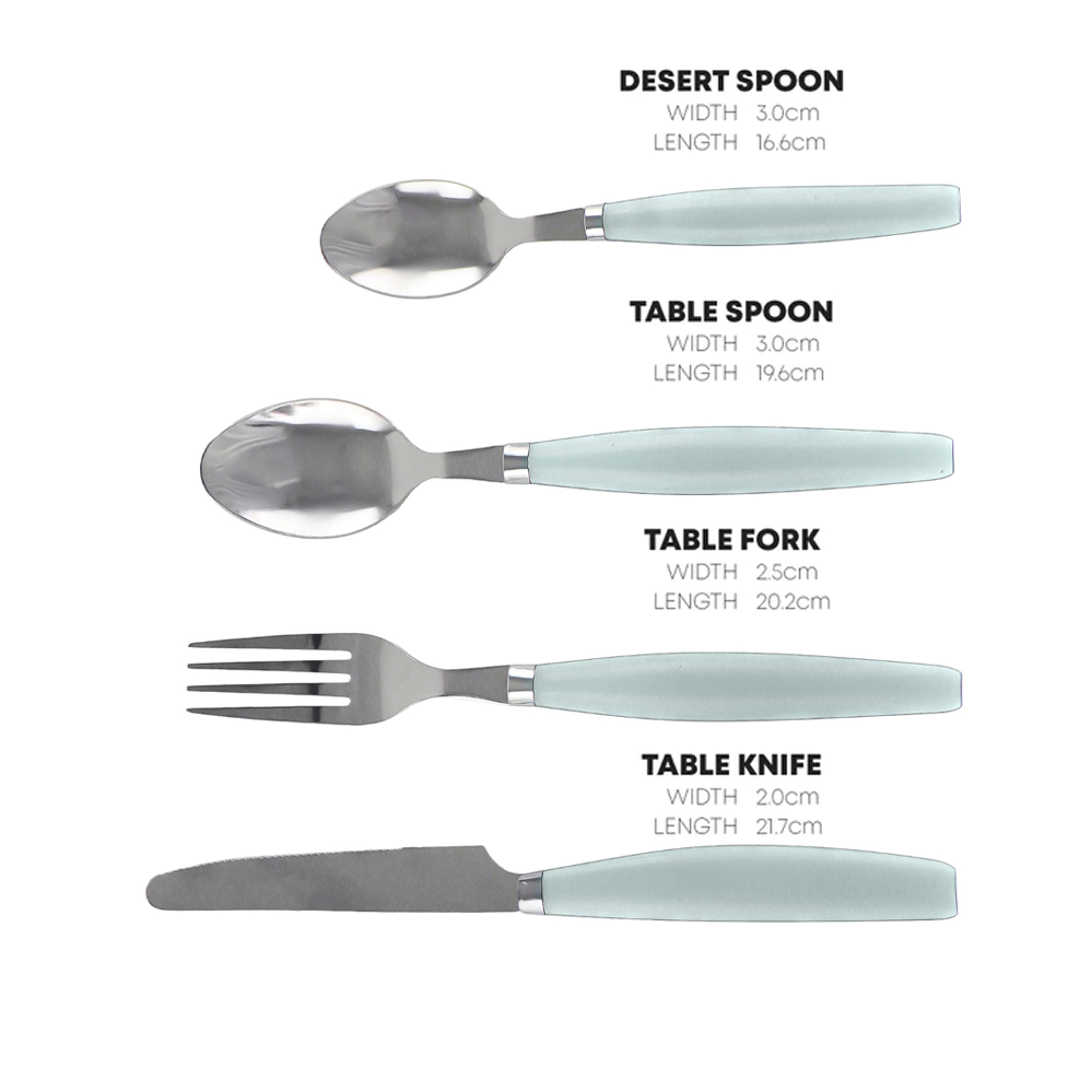 Durane Cutlery Set 24pc - Grey