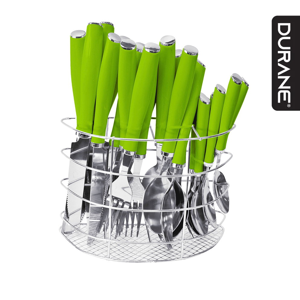 Durane Retro Cutlery Set 24pc - Green