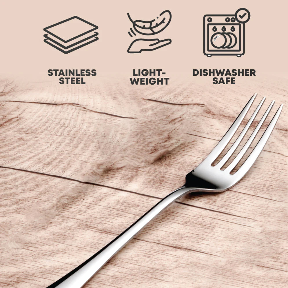 Durane Stainless Steel Table Fork Cutlery Set 4pc