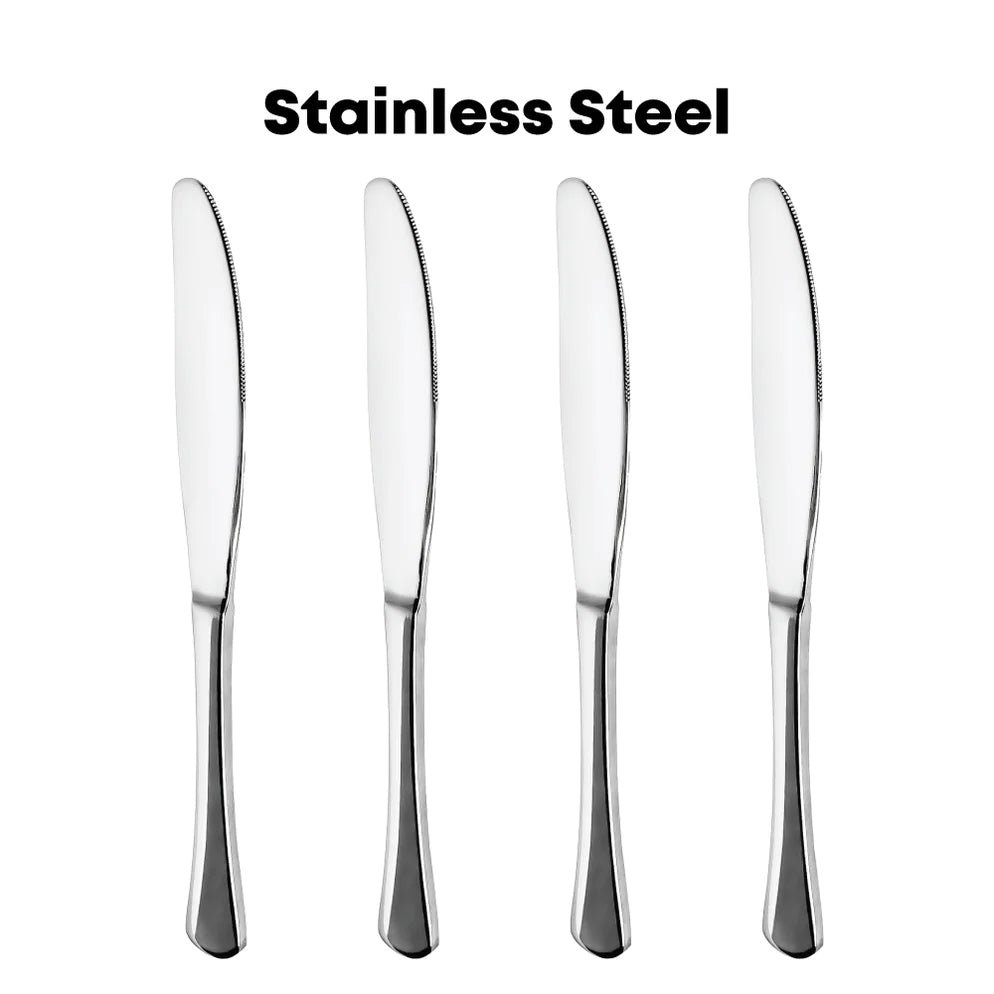 Durane Stainless Steel Table Knife Cutlery Set 4pc