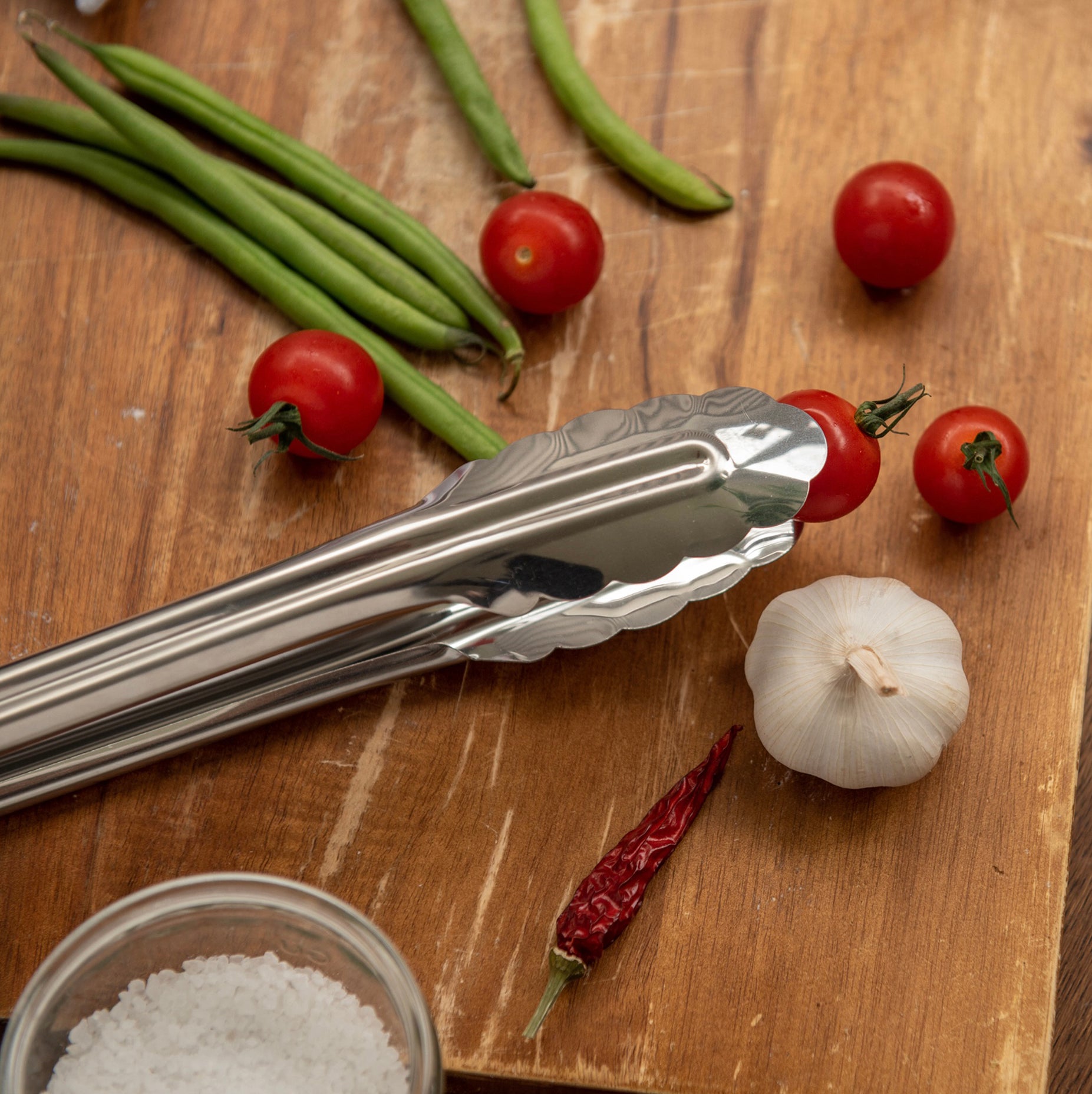 Stainless Steel Cooking Tongs - 30 cm