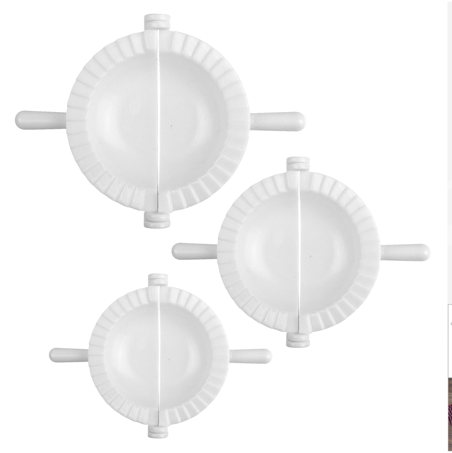 Pastry Maker Set 3pc Semi-Circle