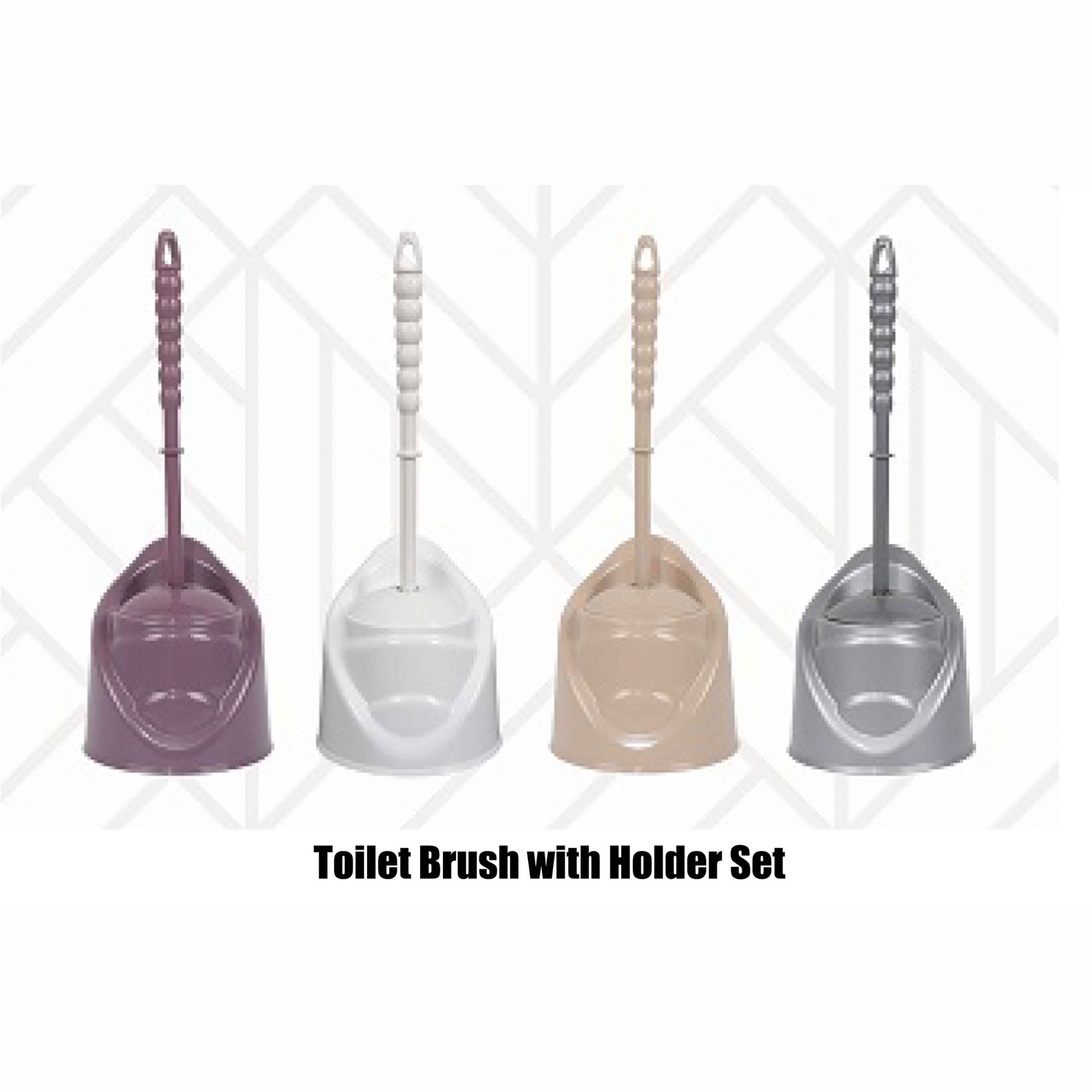 Toilet Brush With Holdet Set