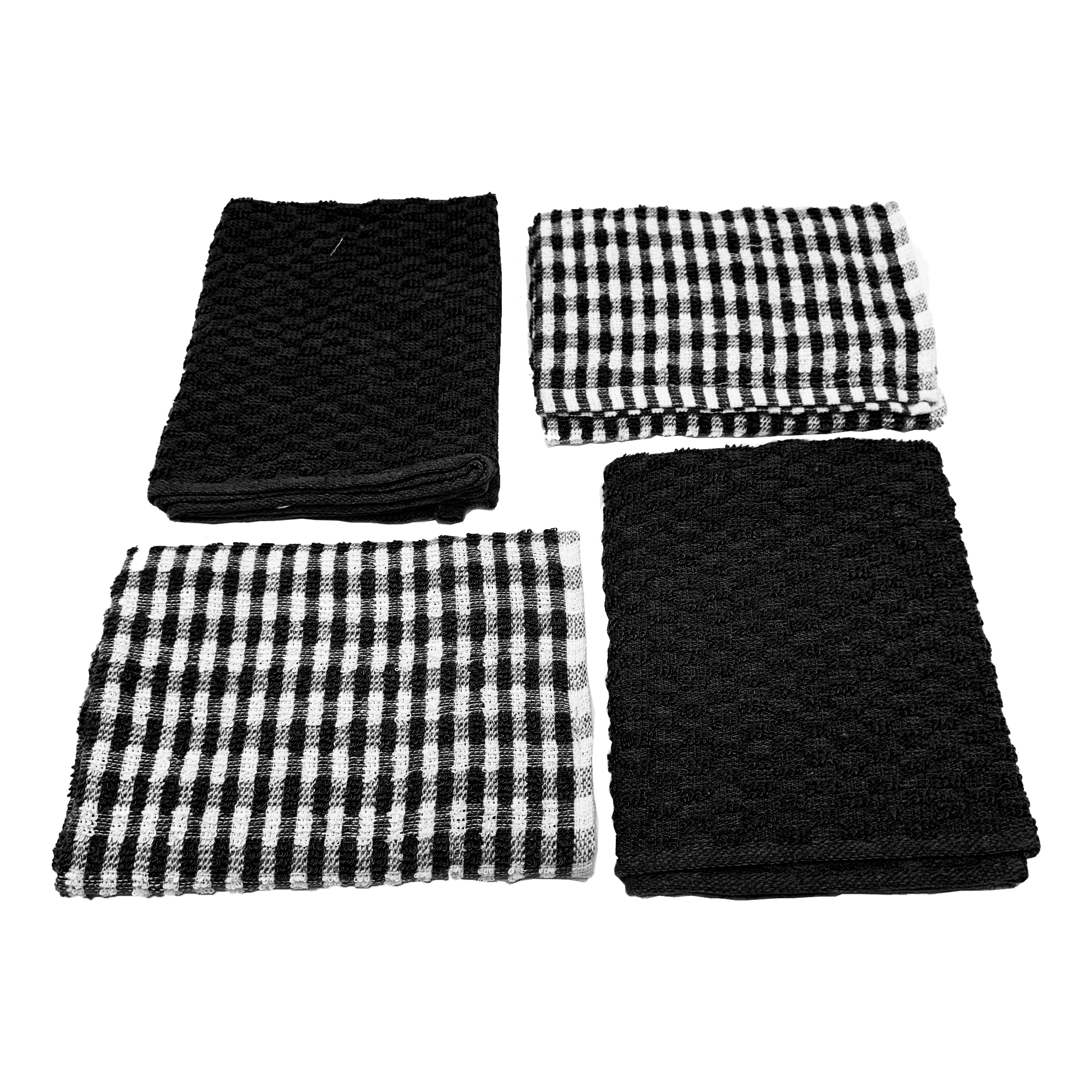 Kitchen Tea Towel 100% Cotton - 4 Pcs Set