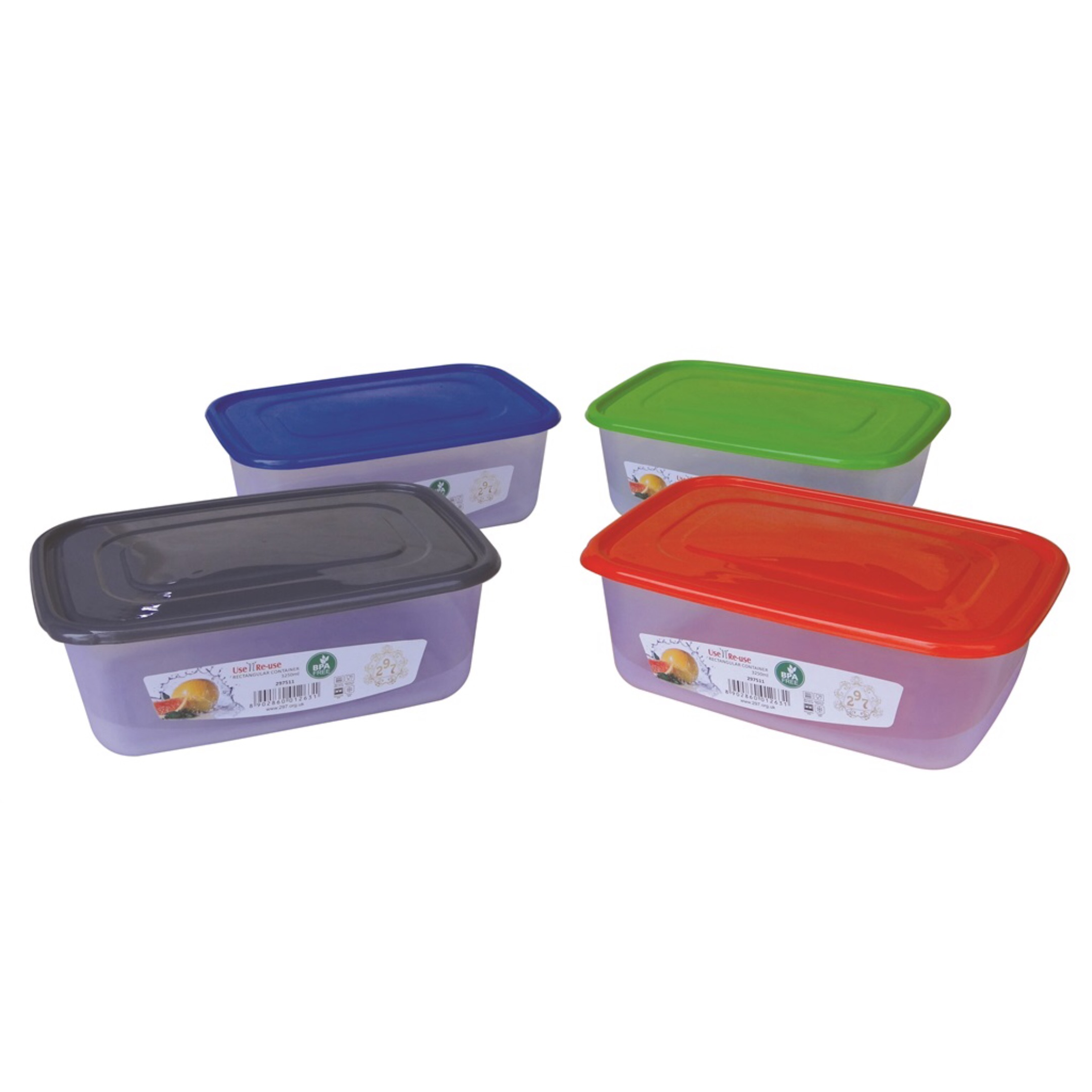 UNRU Rectangle Container 3250ml