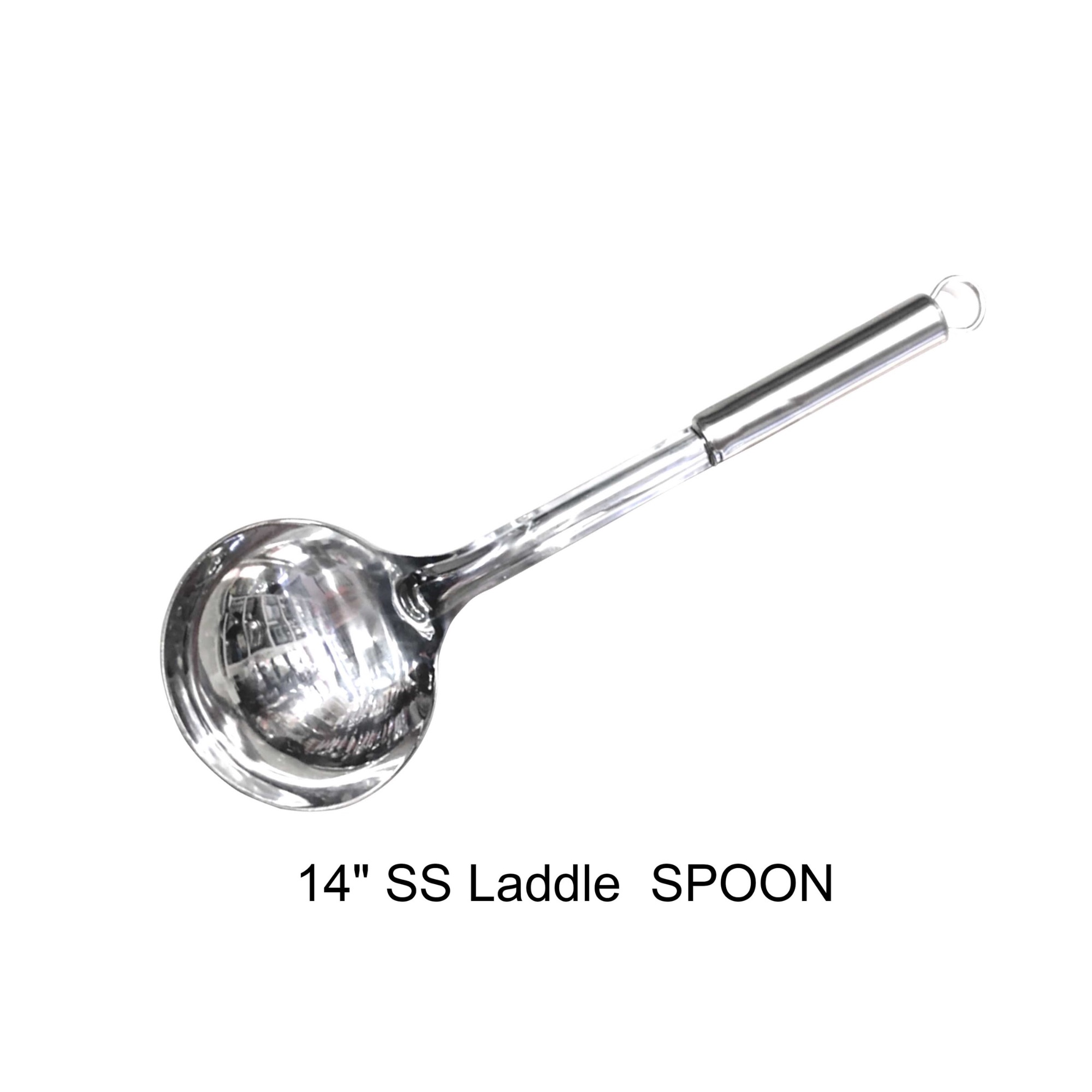 Stainless Steel Laddle Spoon - 14 Inch