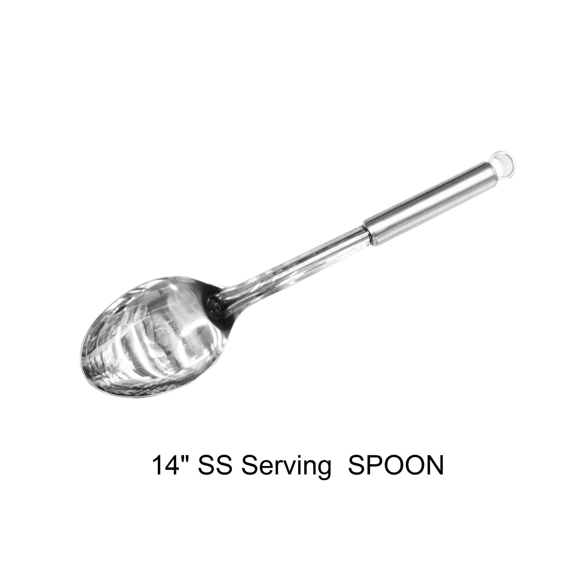 Tri-Star Stainless Steel Serving Spoon - 14 inch