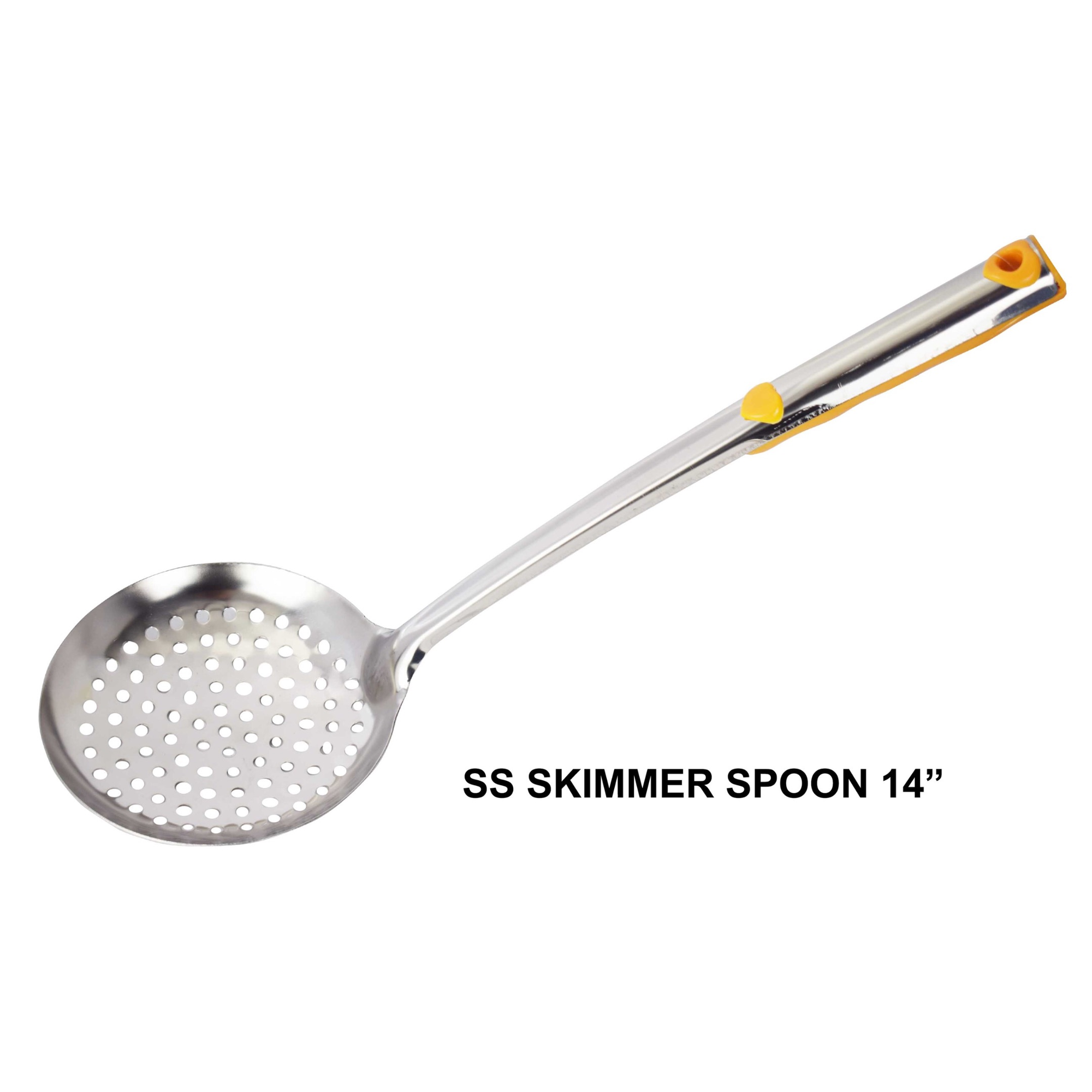 Tri-Star Stainless Steel Skimmer Spoon - 14 inch