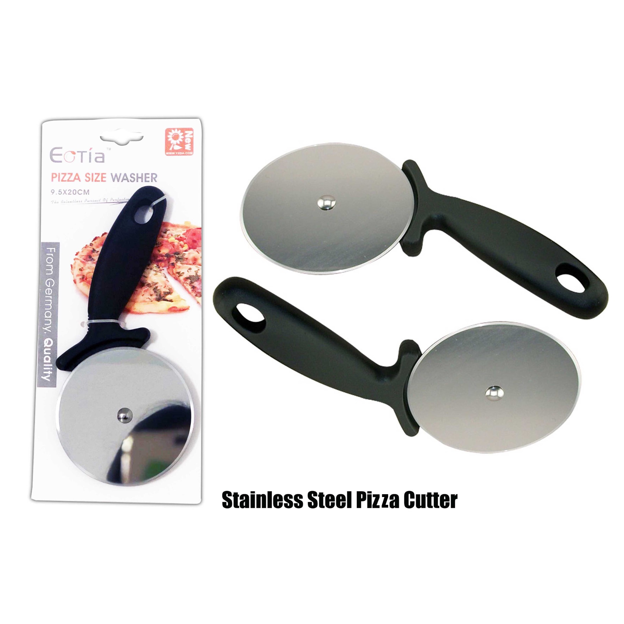 Stainless Steel Pizza Cutter - 12 Inch