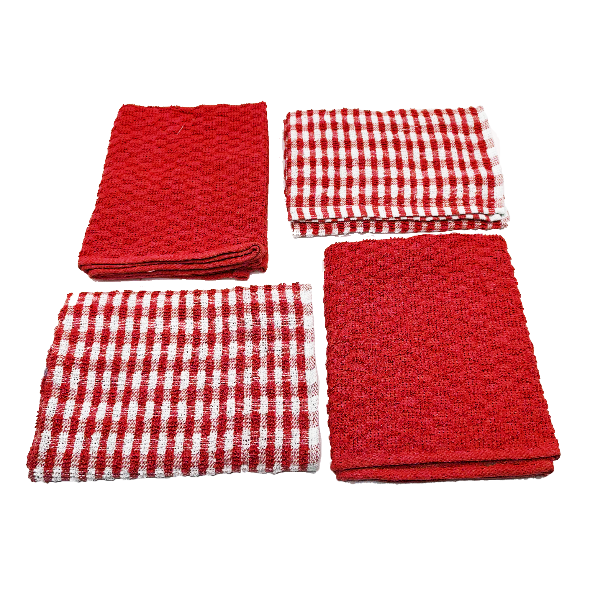 Kitchen Tea Towel 100% Cotton - 4 Pcs Set