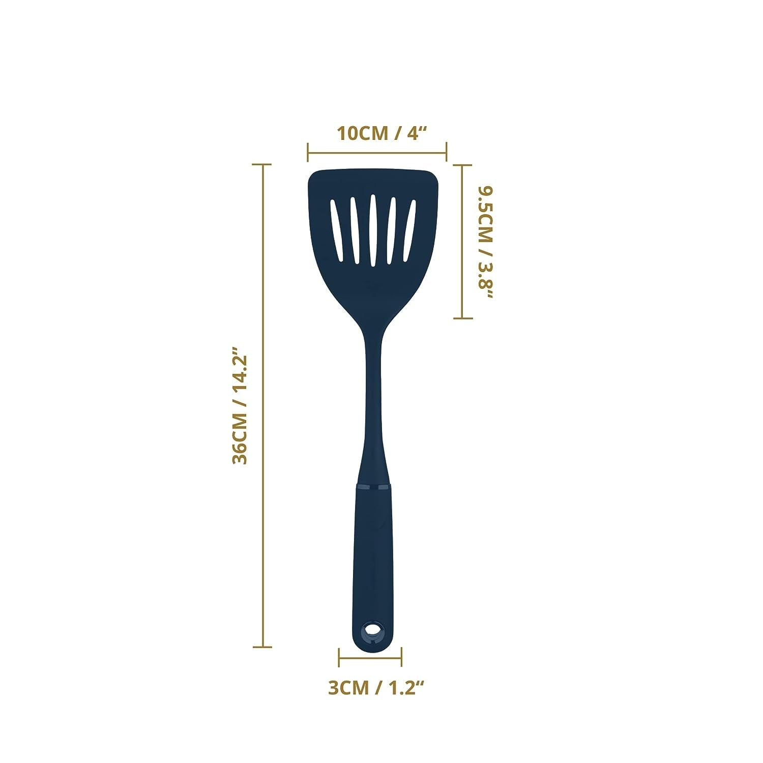 Royal Cuisine Non-Stick Slotted Turner - 14 Inches