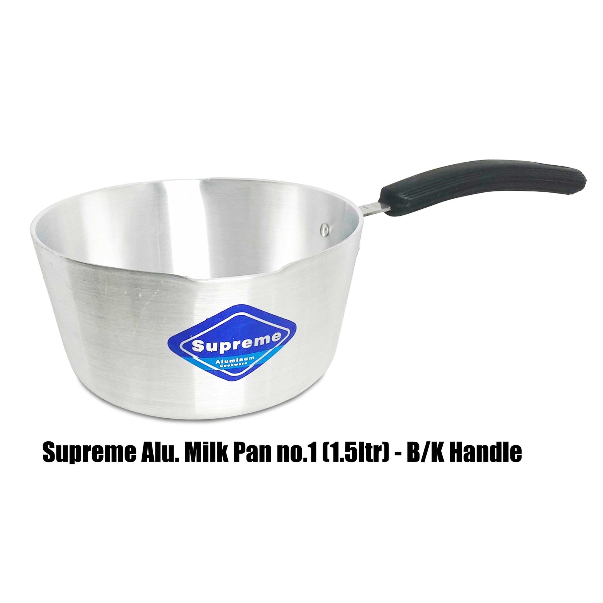 Supreme Aluminium Milk Pan - 1.5 Ltr