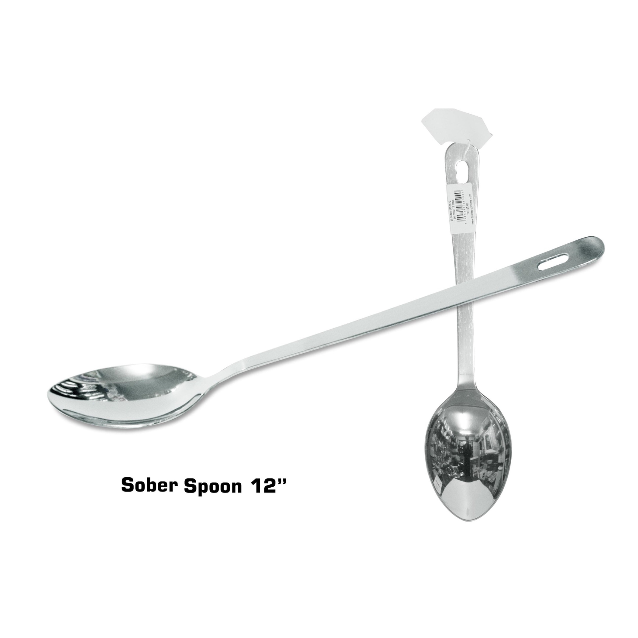 Stainless Steel Sober Spoon - 12 Inches