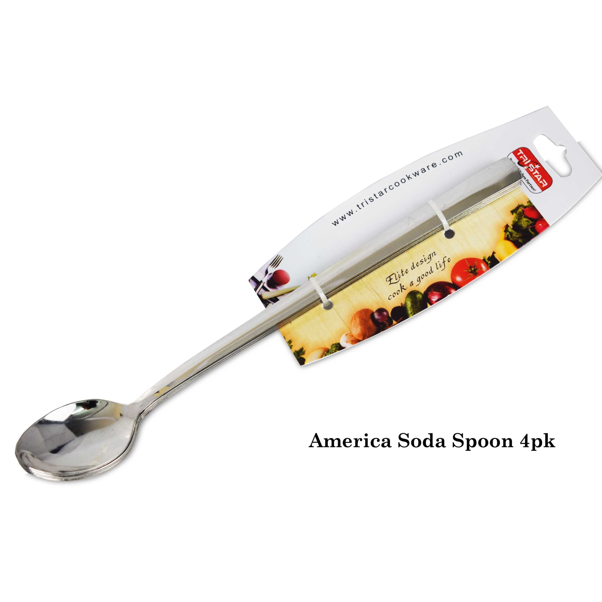 Tri-Star American Soda Spoon 4 Pc