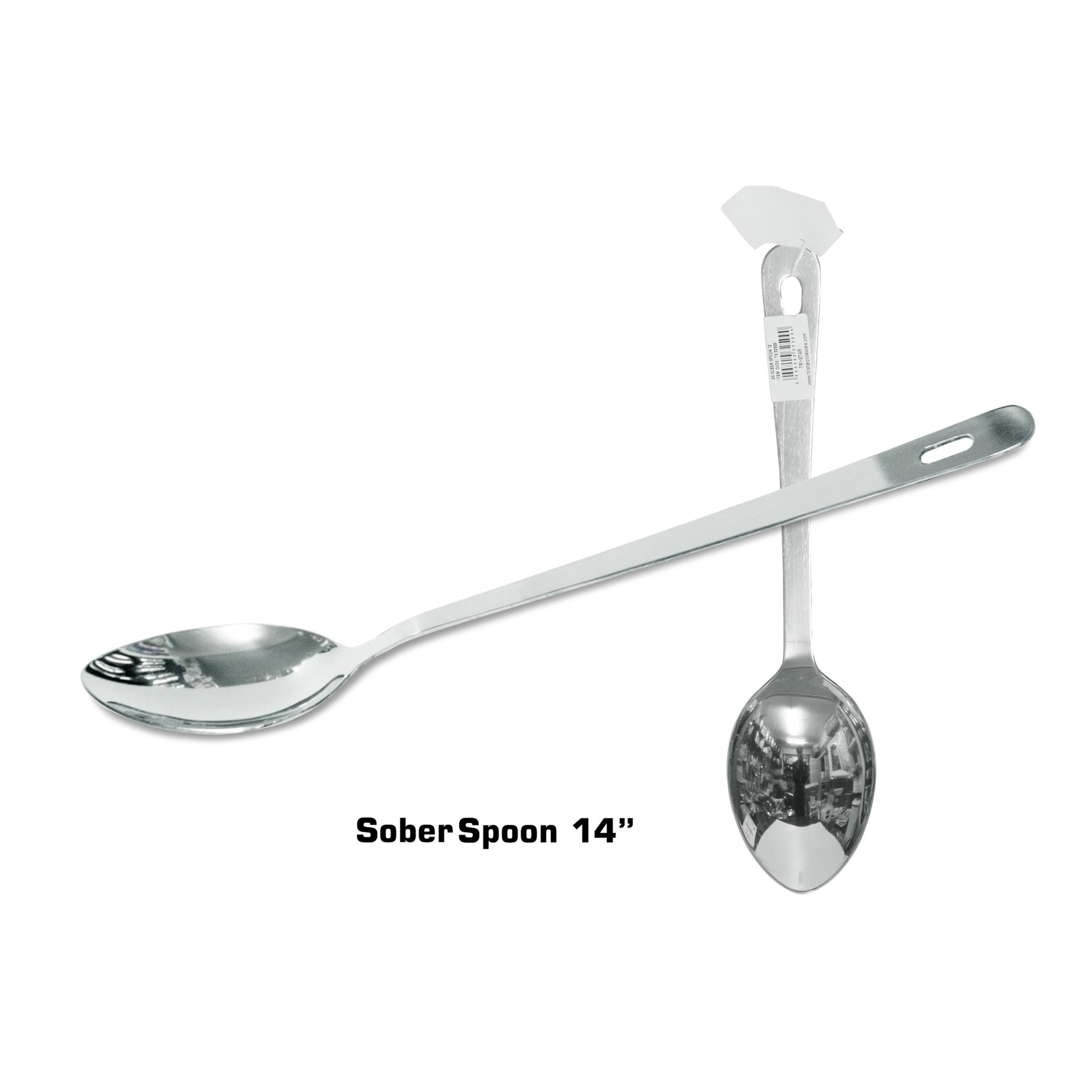 Stainless Steel Sober Spoon - 14 Inches
