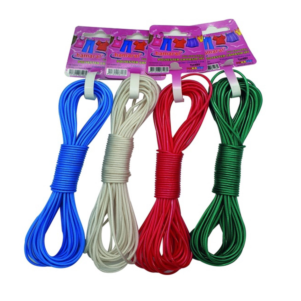 PVC Coated Nylon Clothes Line 10 Mtr