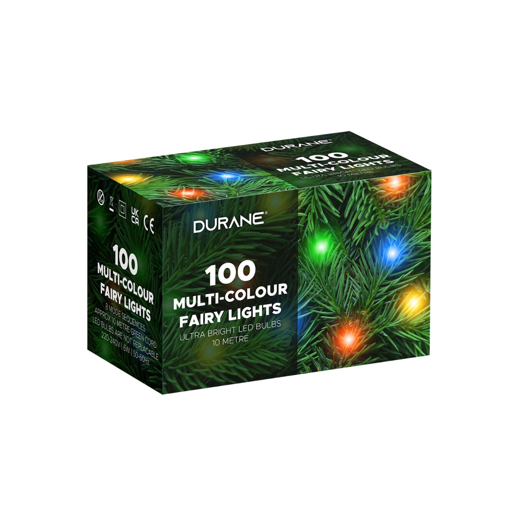 Multi-Color Fairy Lights with LED 100 Bulbs - 10 Mtr