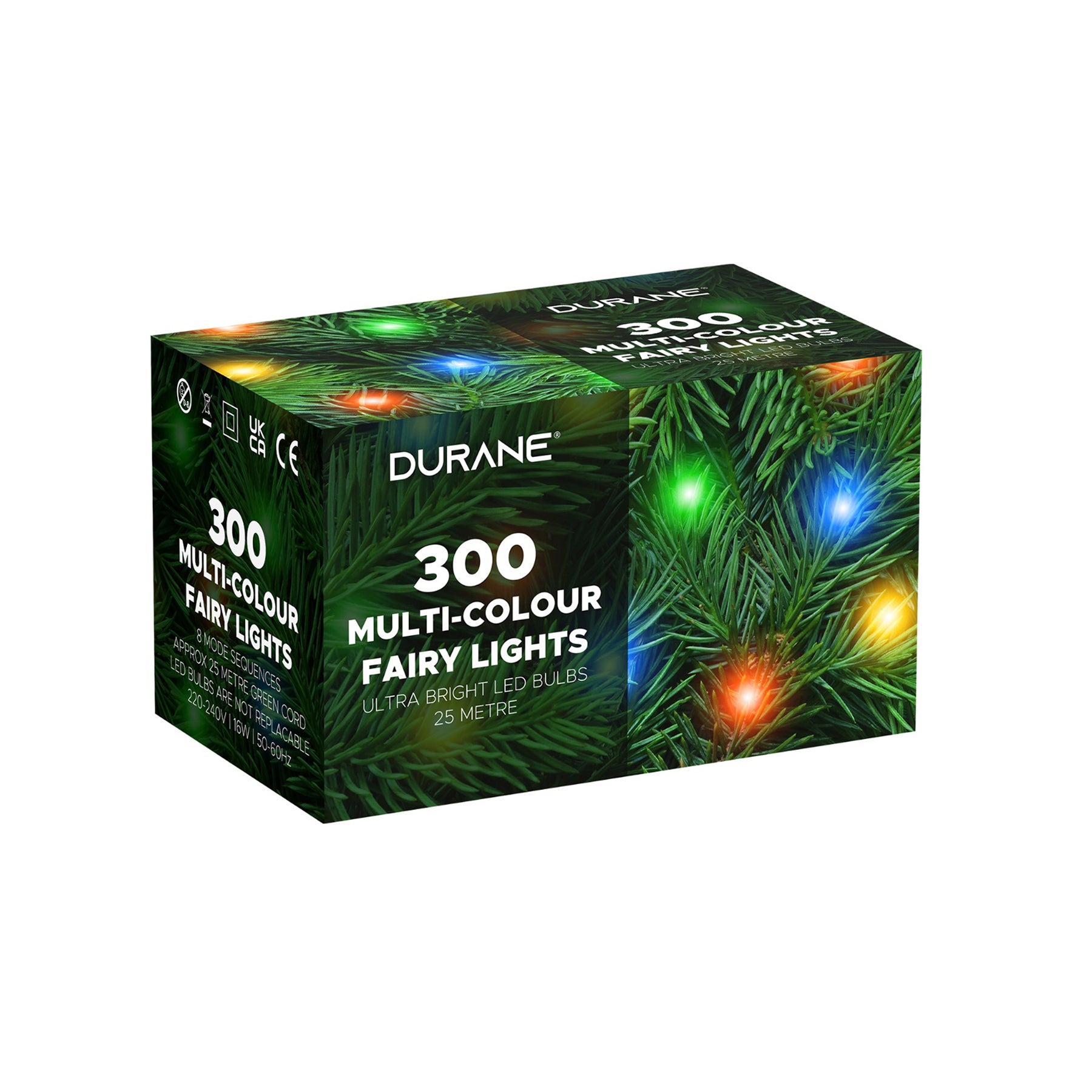Multi-Color Fairy Lights with LED 300 Bulbs - 25 Mtr