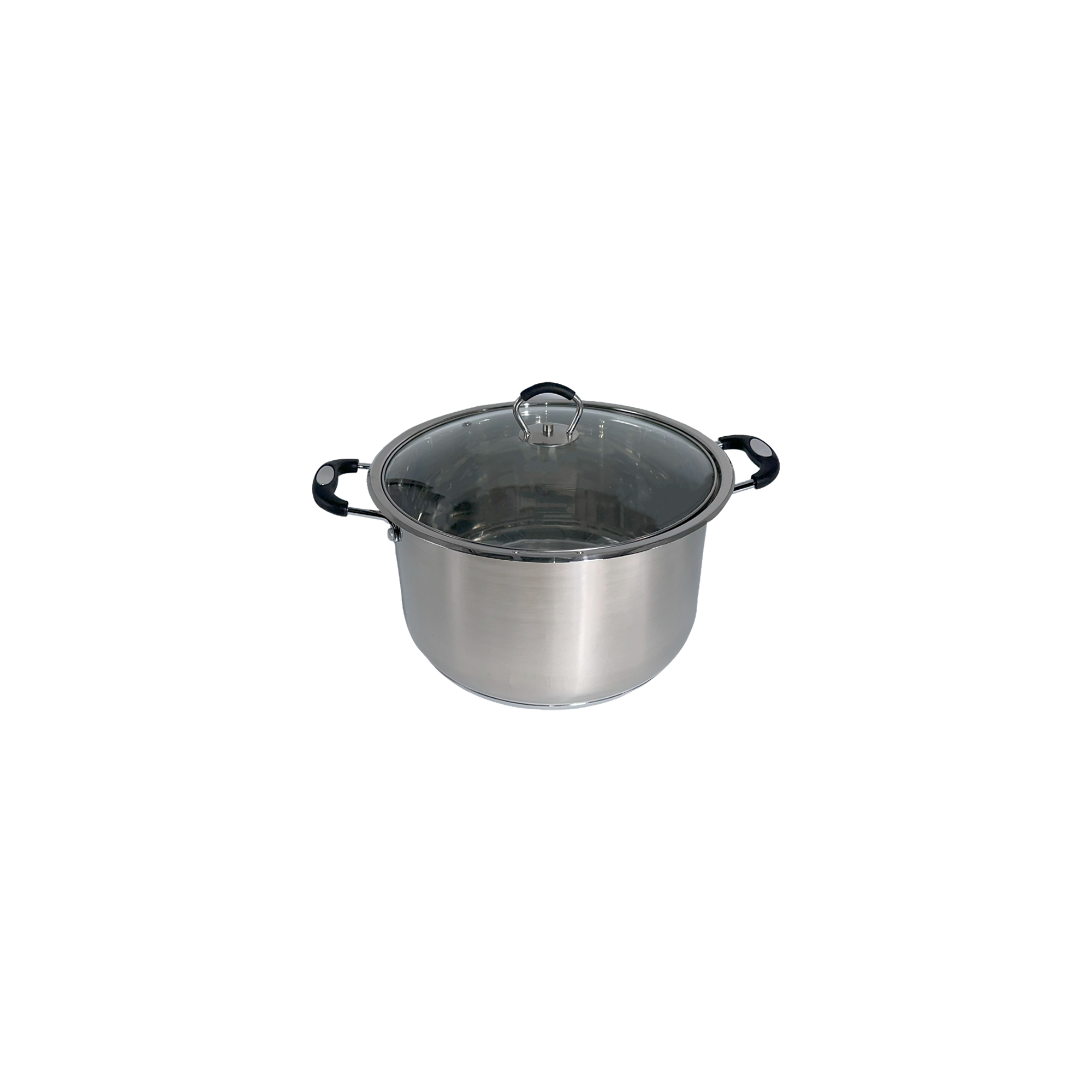 Glaxa Stainless Steel Induction Base Casserole/Pots With Lid - 22cm