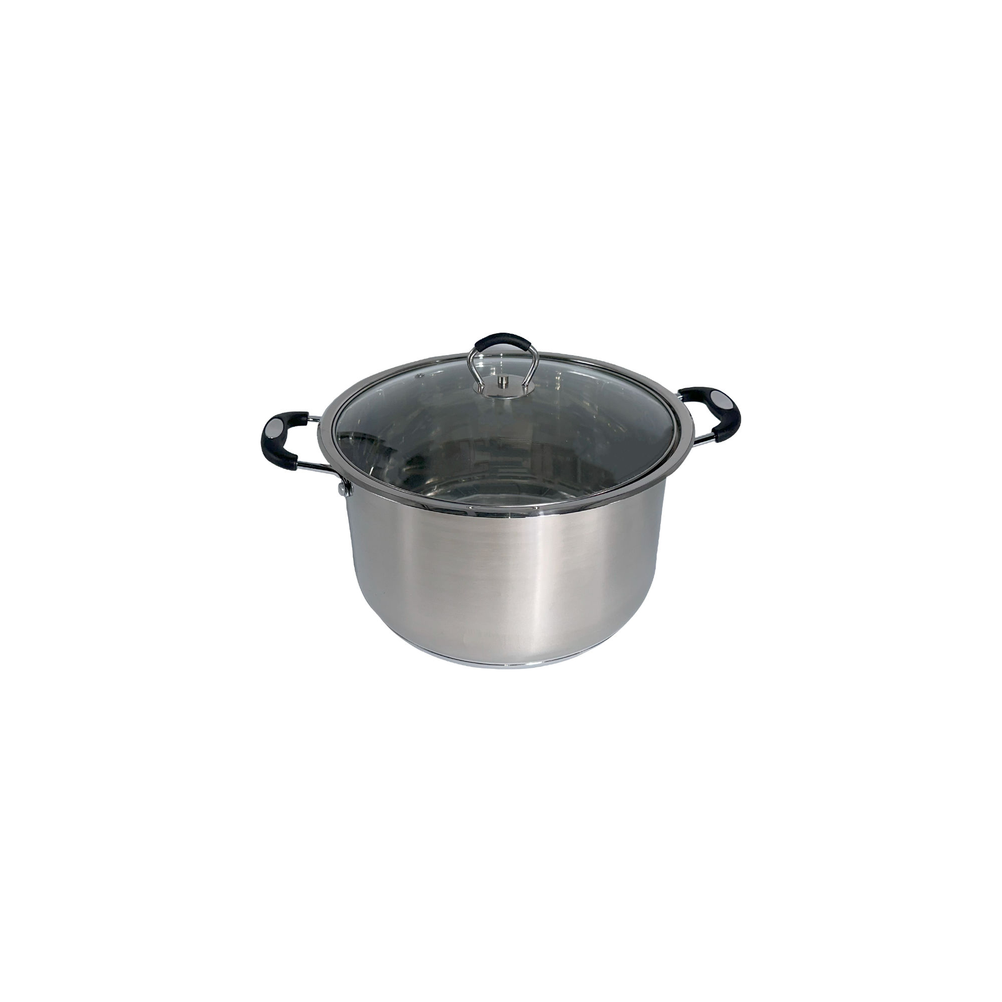 Glaxa Stainless Steel Induction Base Casserole/Pots With Lid - 24cm