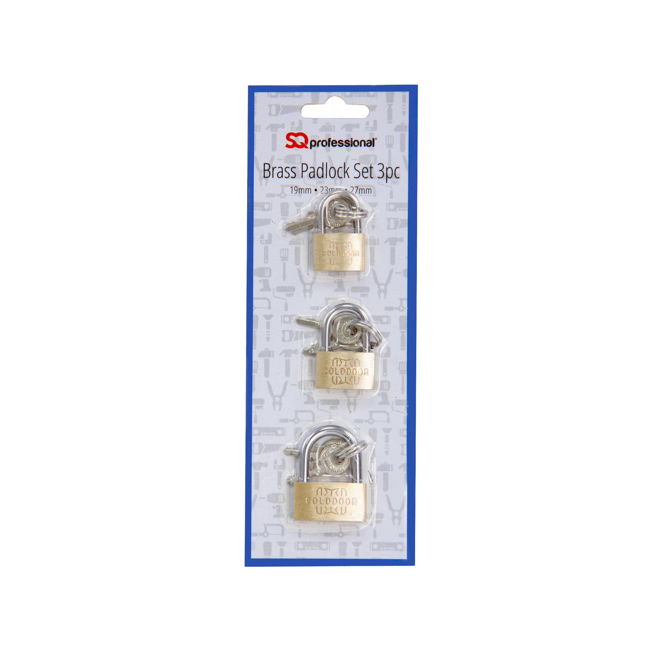 Padlock Set - 3Pc Set