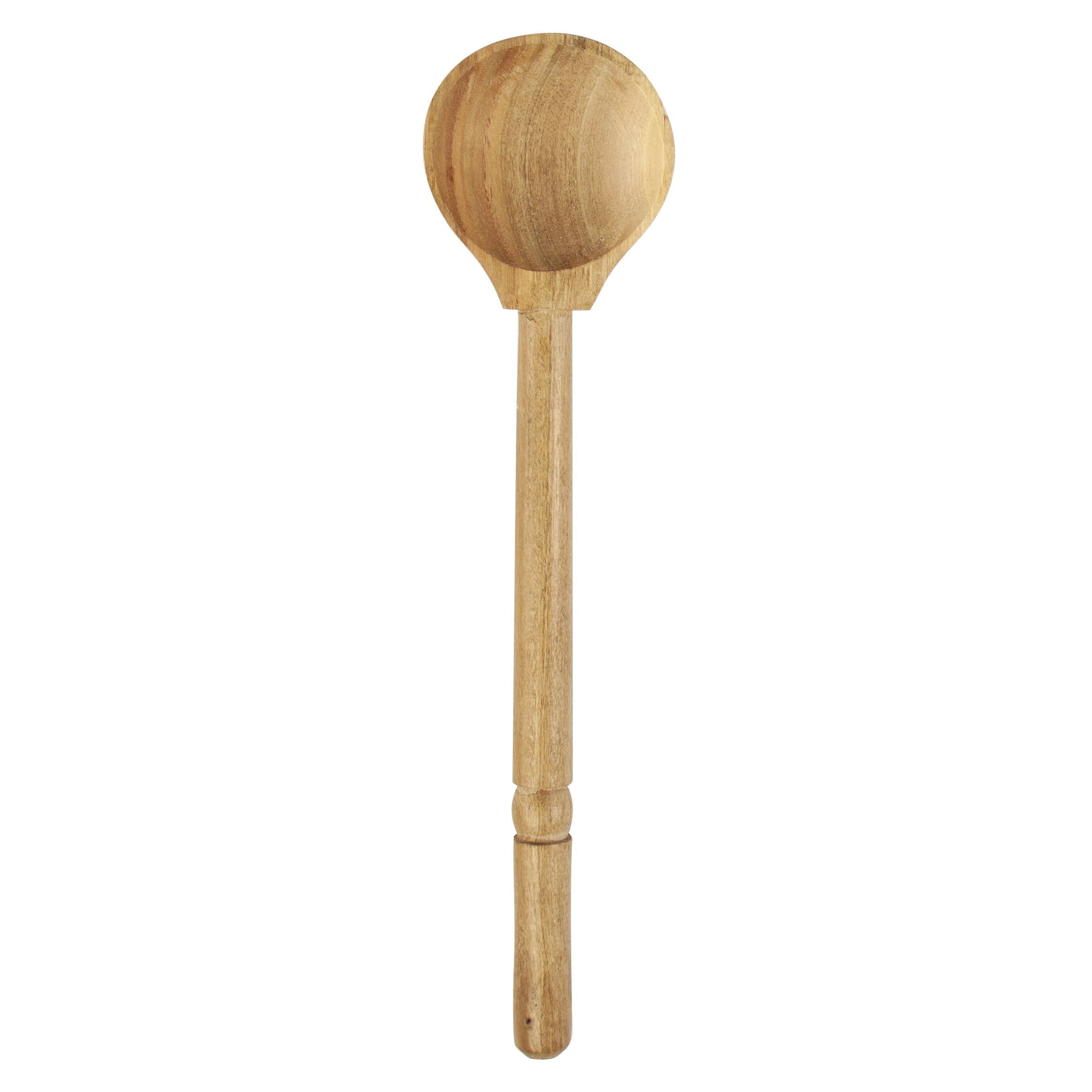 Heavy Wooden Spoon Ladle - 15 inch
