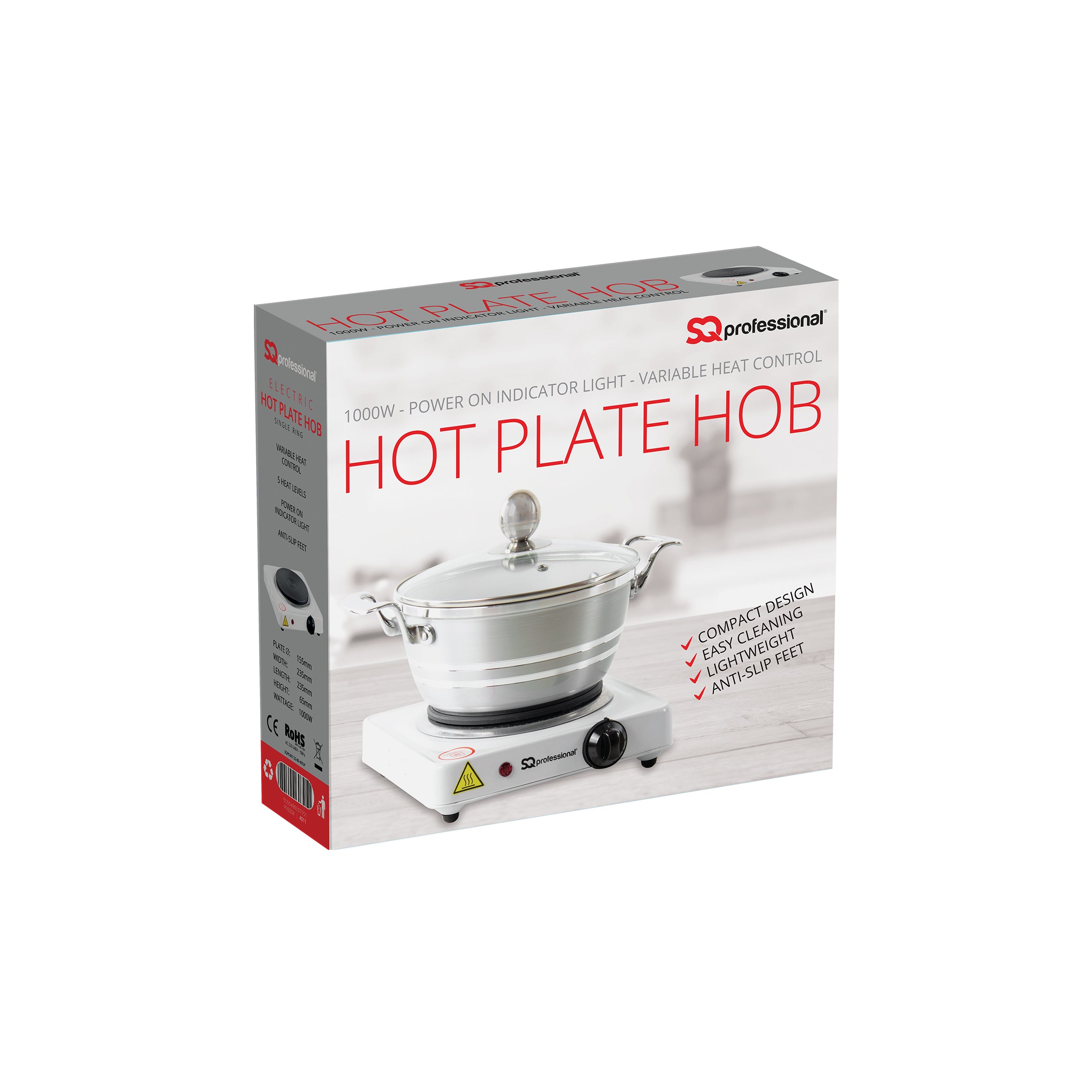Electric Hot Plate Hob - SINGLE