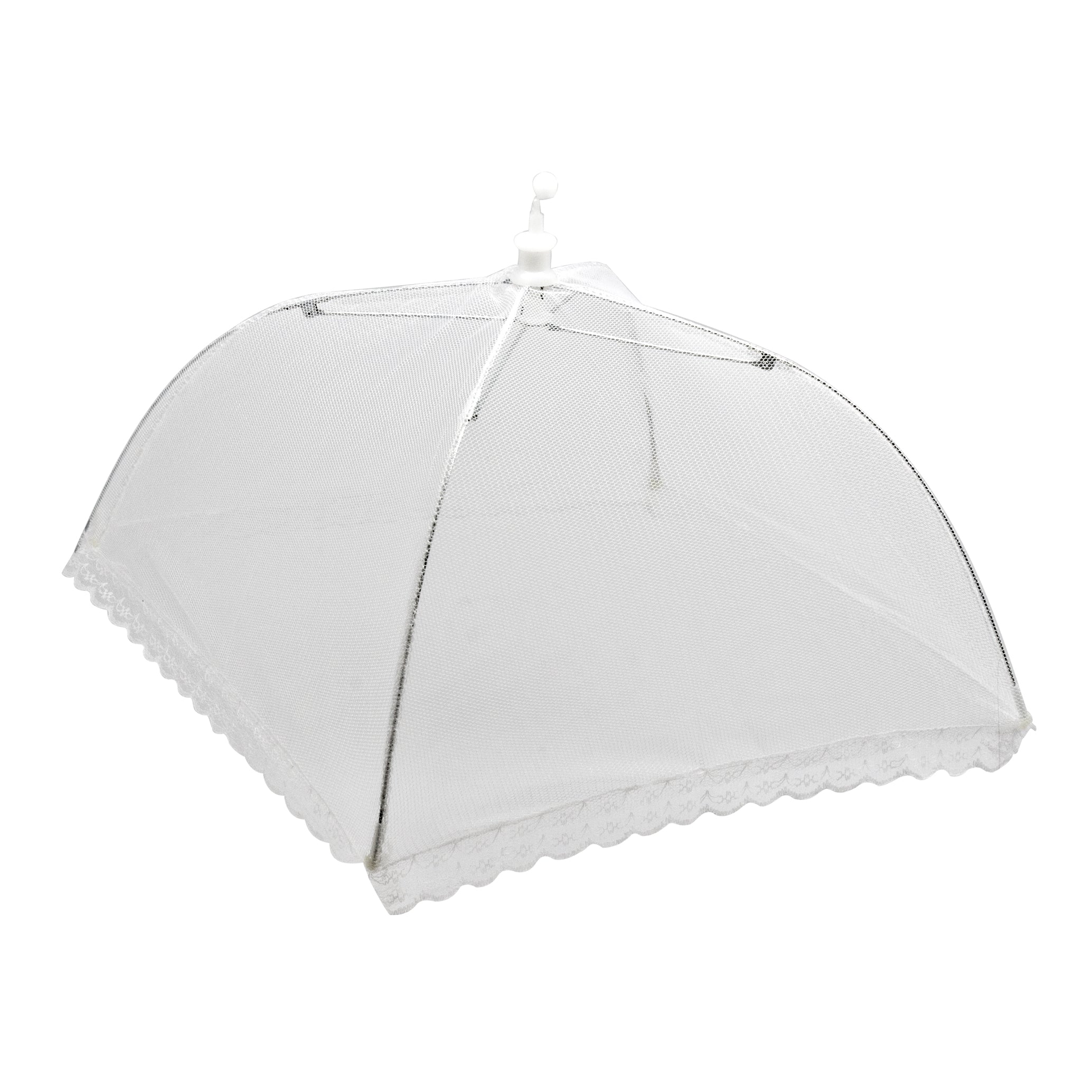 Umbrella Food Cover - White - 33 x 33 x 14 cm