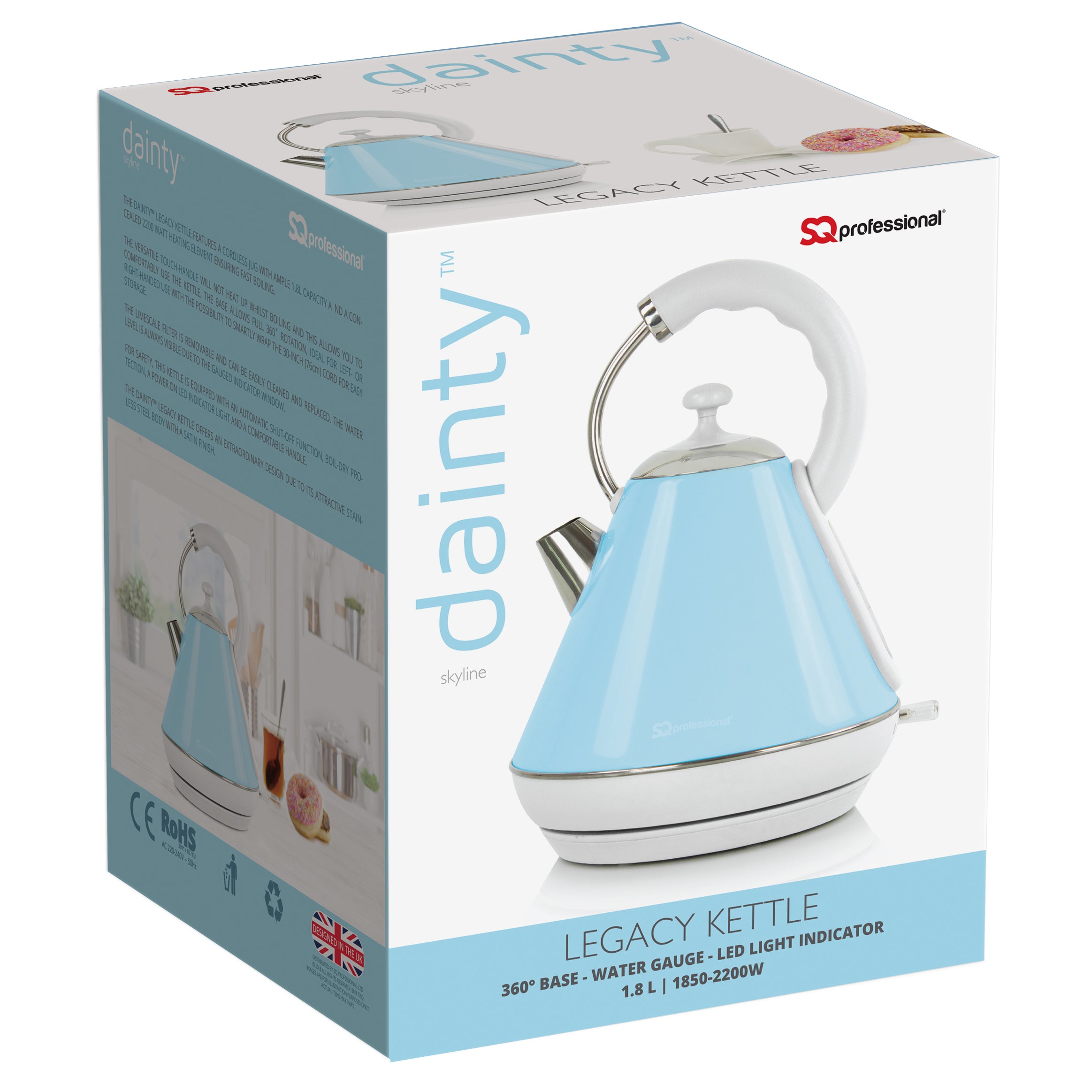 Electric Legacy Kettle - DAINTY - Skyline