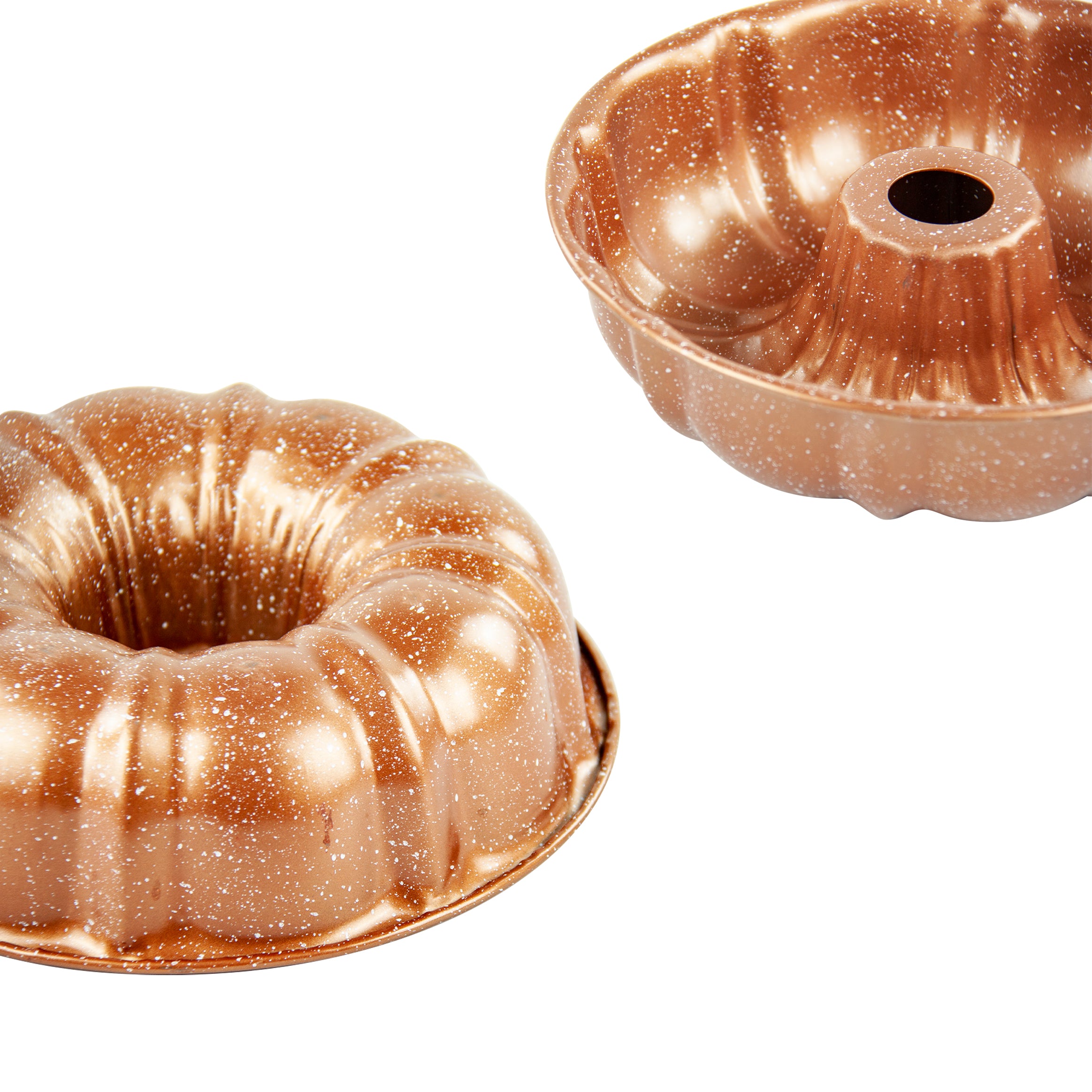Non-Stick Ring Cake Mould - Gold
