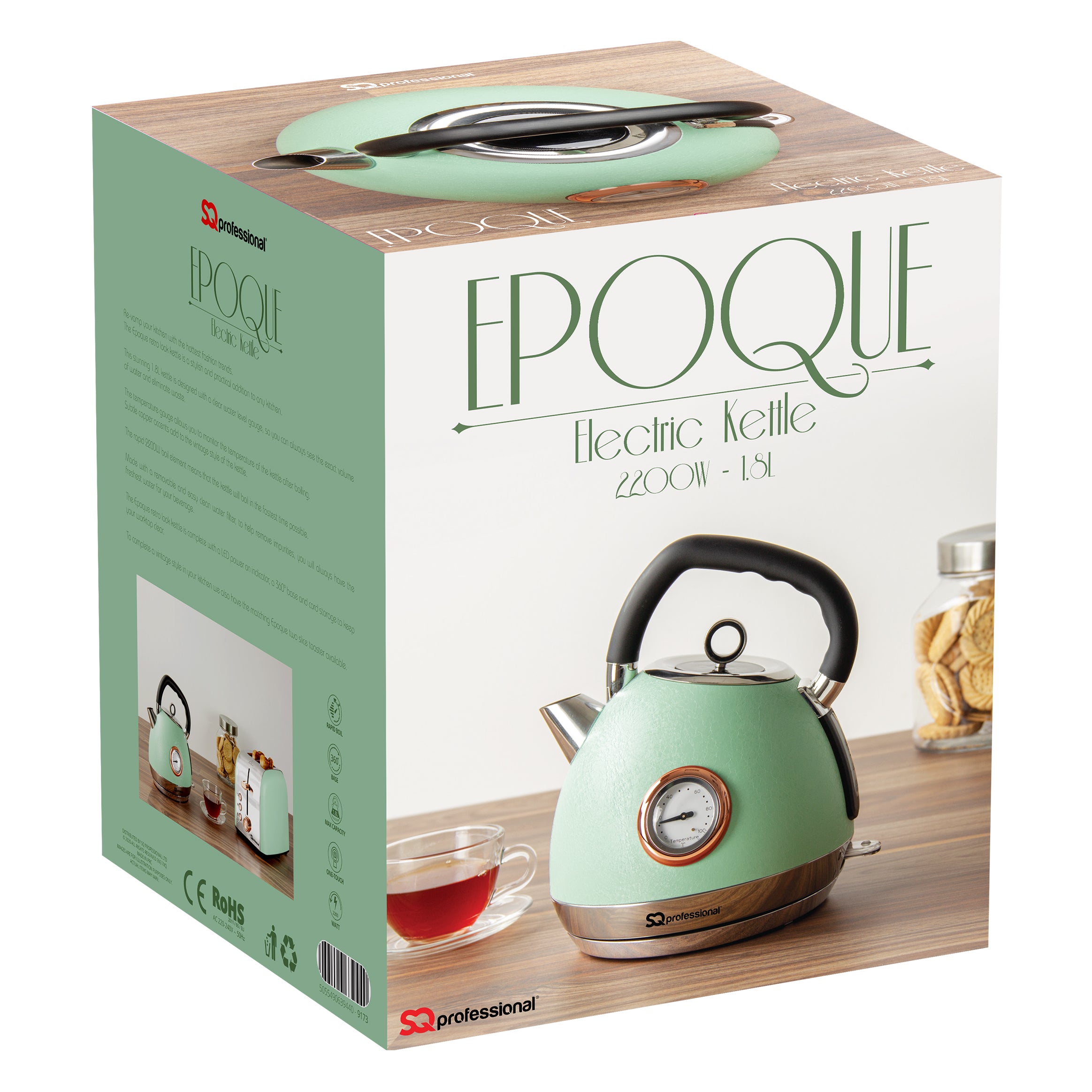 Electric Kettle - EPOQUE - Green