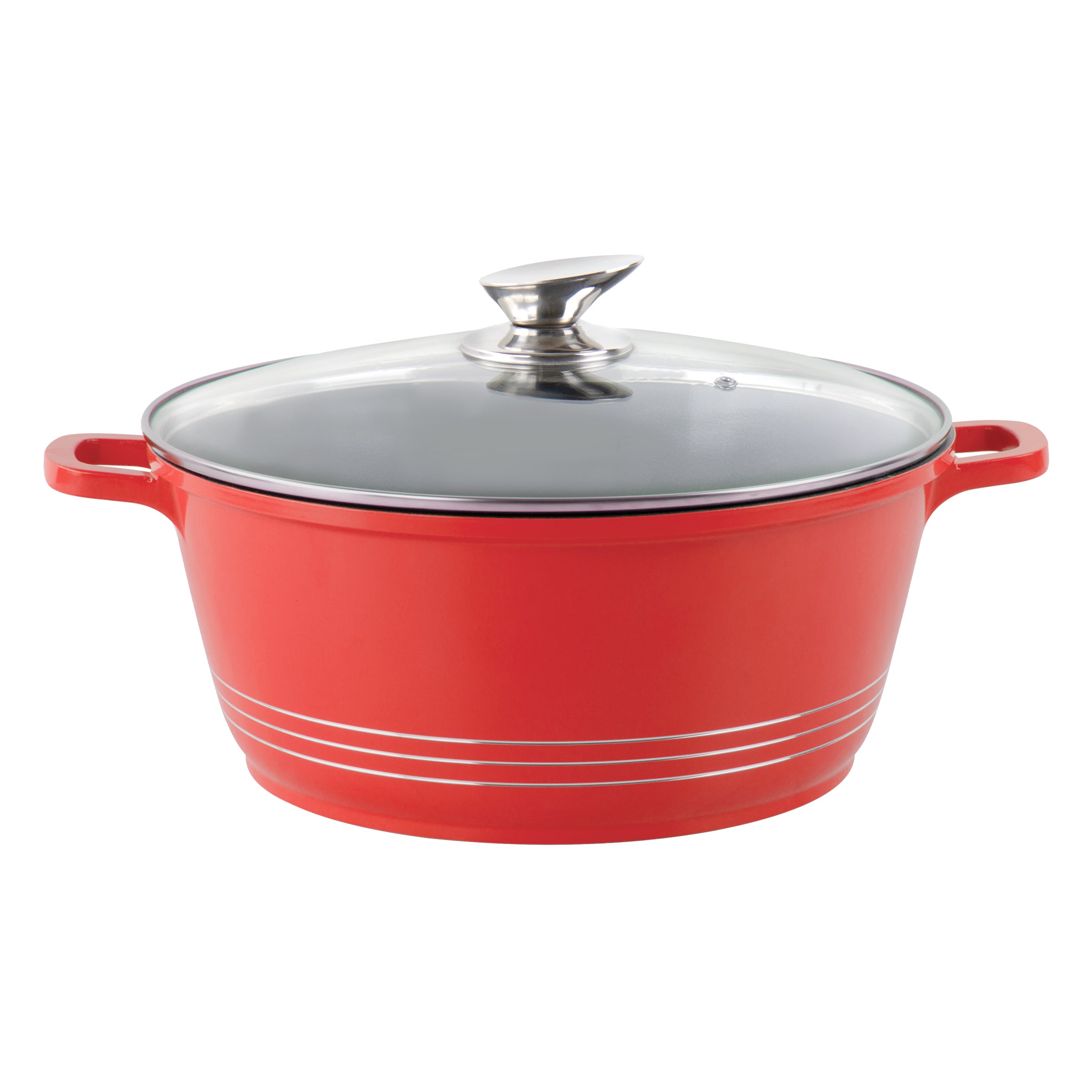 Die Cast Stockpot With Induction - DURANE - Red - 20cm